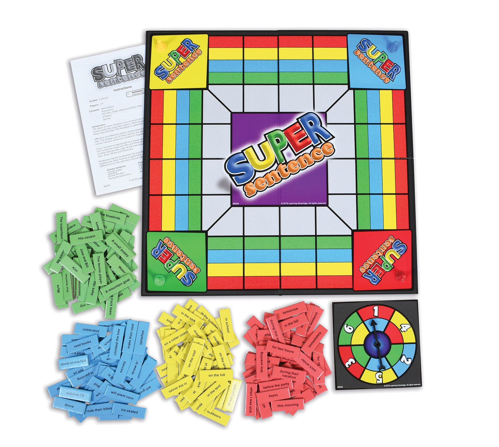 Super Sentence Board Game