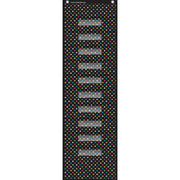 Chalkboard Brights 10 Pocket File Storage Pocket Chart (14" x 58")