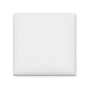 Jaxx Panelist Modern Padded Headboard- Wall Mounted Panel (22.5" x 22.5") - 1 Pack, Vegan Leather, Ice Storm White