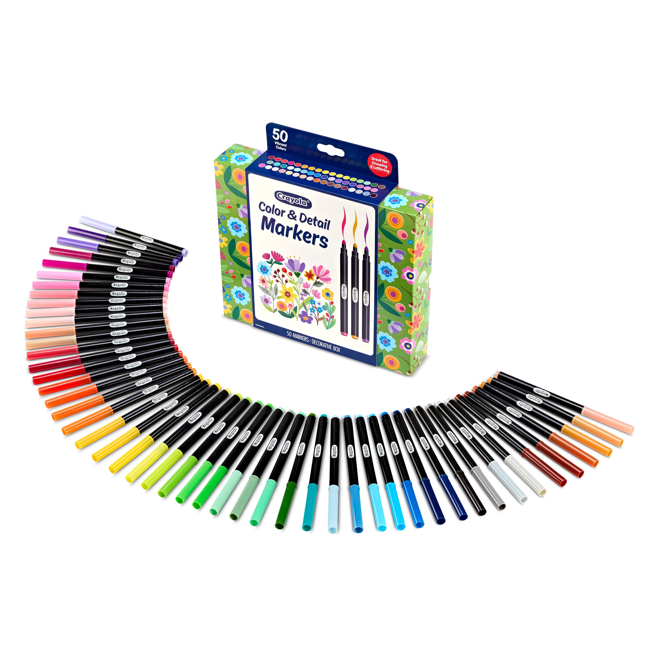 Color & Detail Markers, Pack of 50