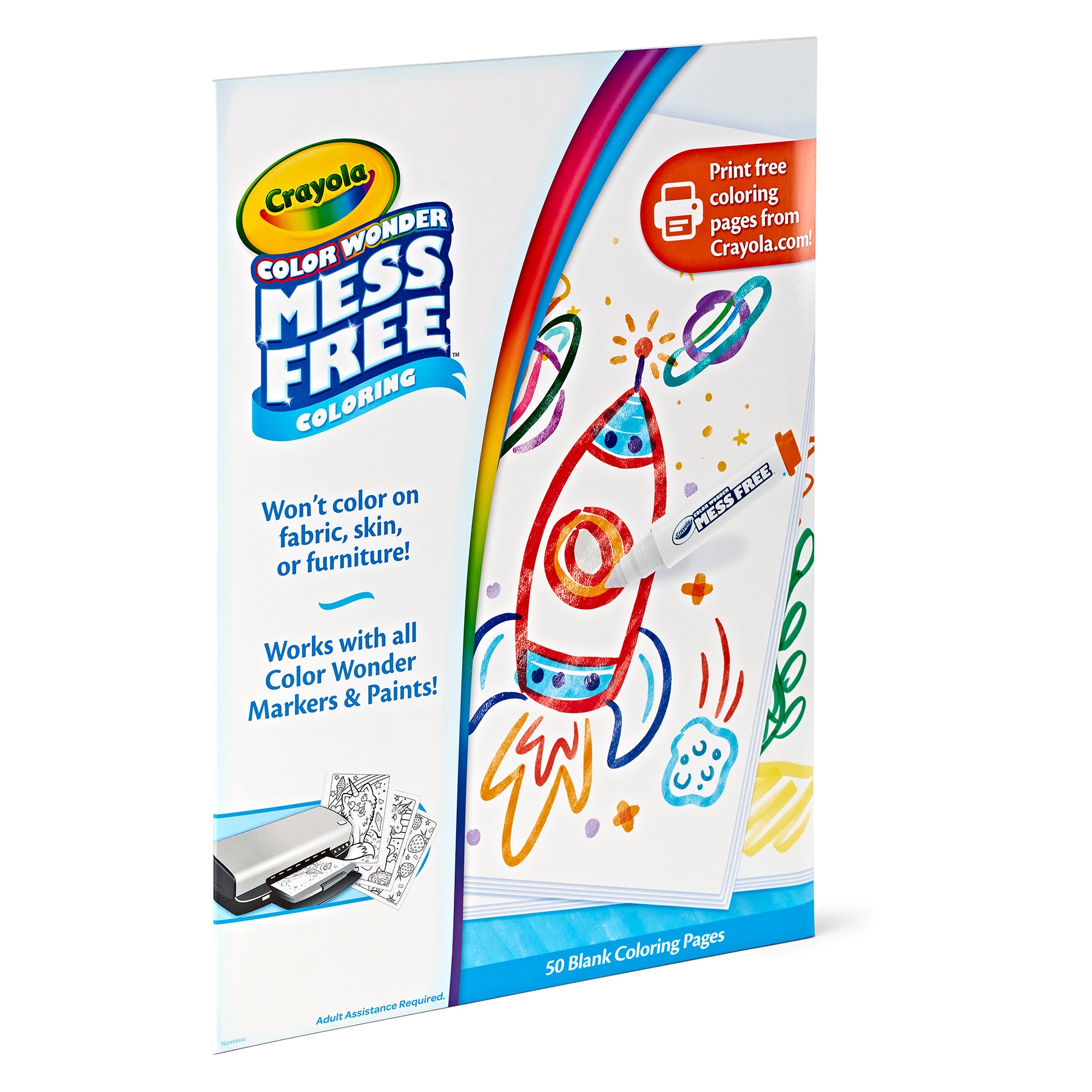 Color Wonder® 50 Blank Coloring Pages