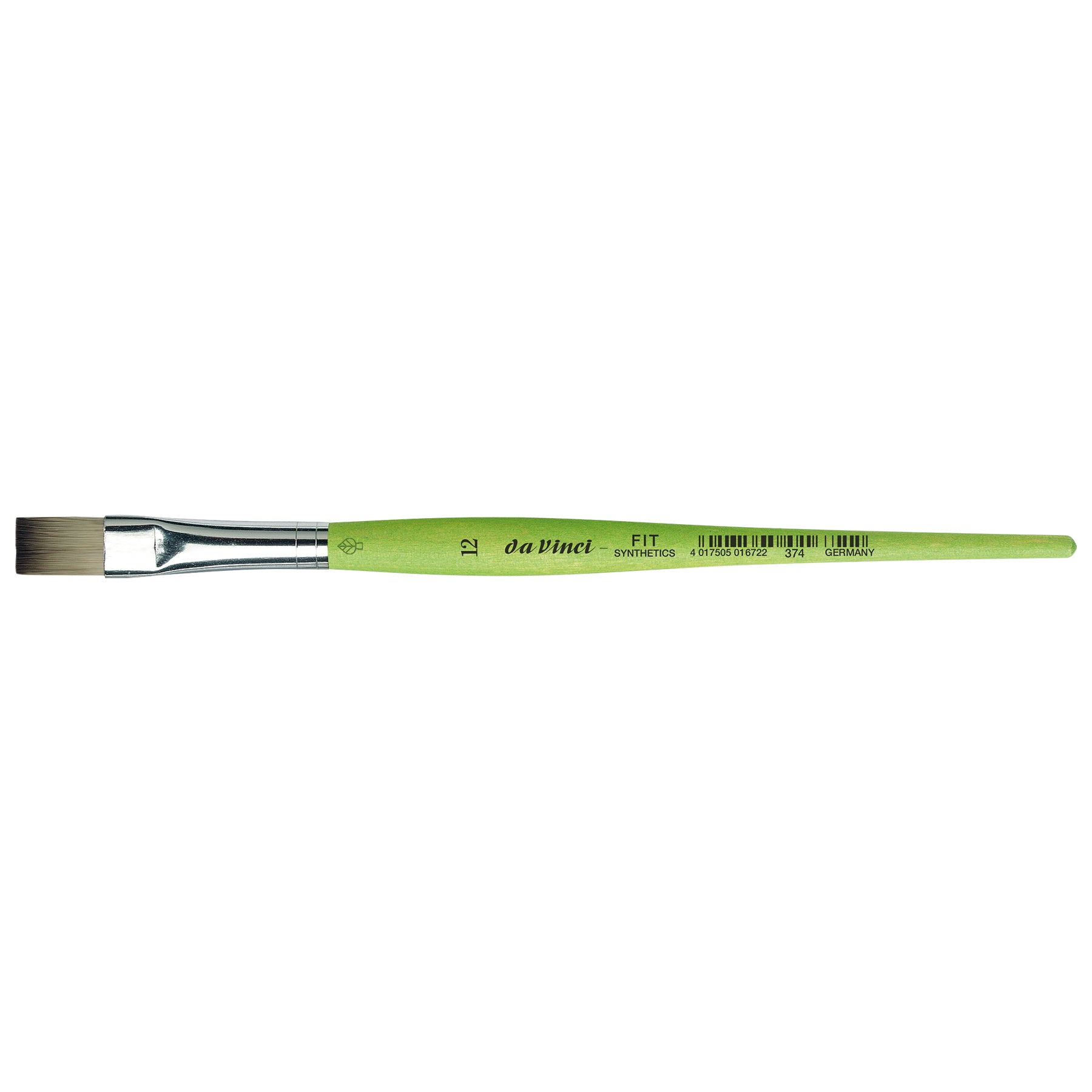 FIT Synthetics Student Brush, Synthetic, Acrylic & Tempera, Flat, Series 374, Size 12