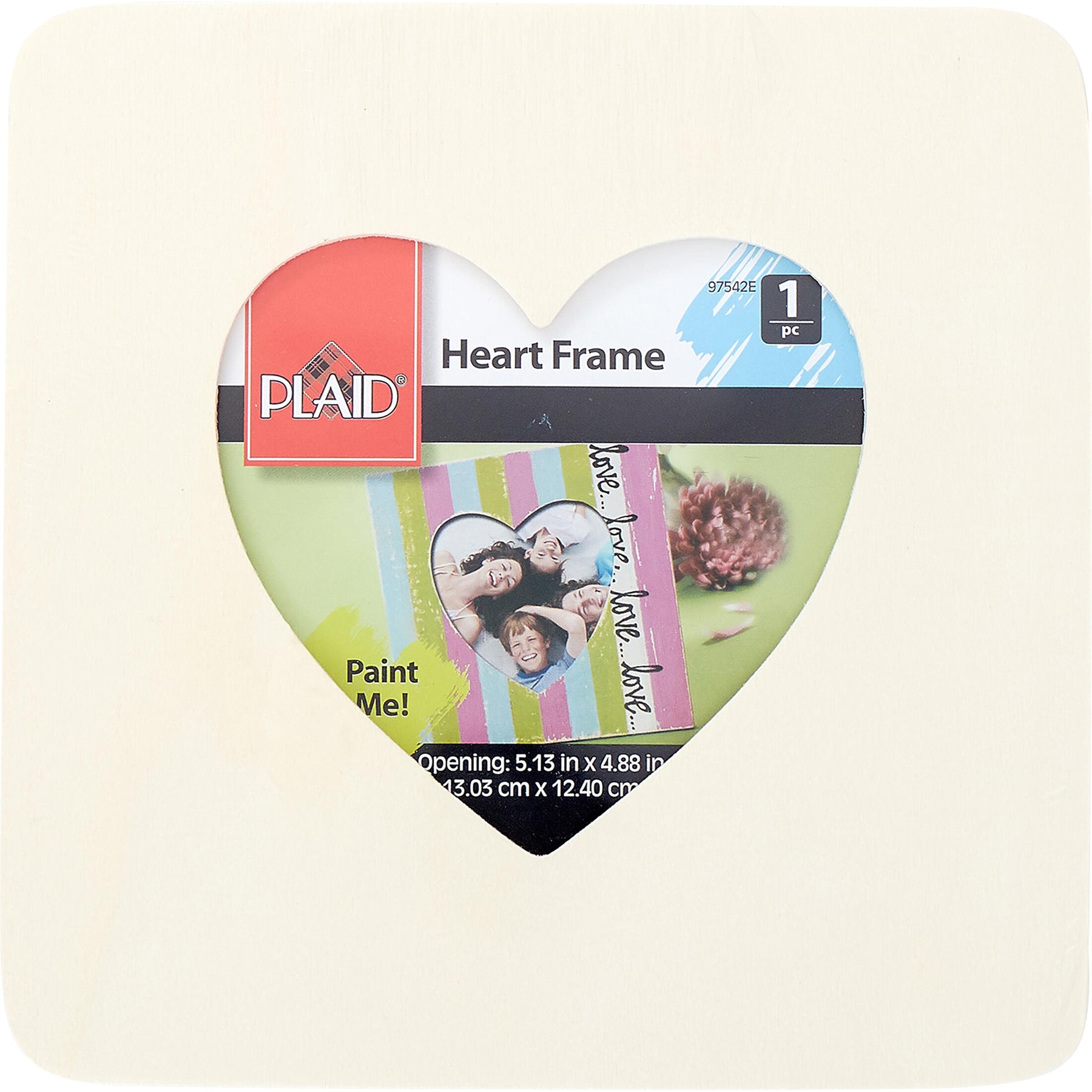 Value Frame, Heart, 7.5" x 7.5"