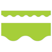 Core Decor Lime Wavy EZ Border, Bulletin Board Border, 48 Feet