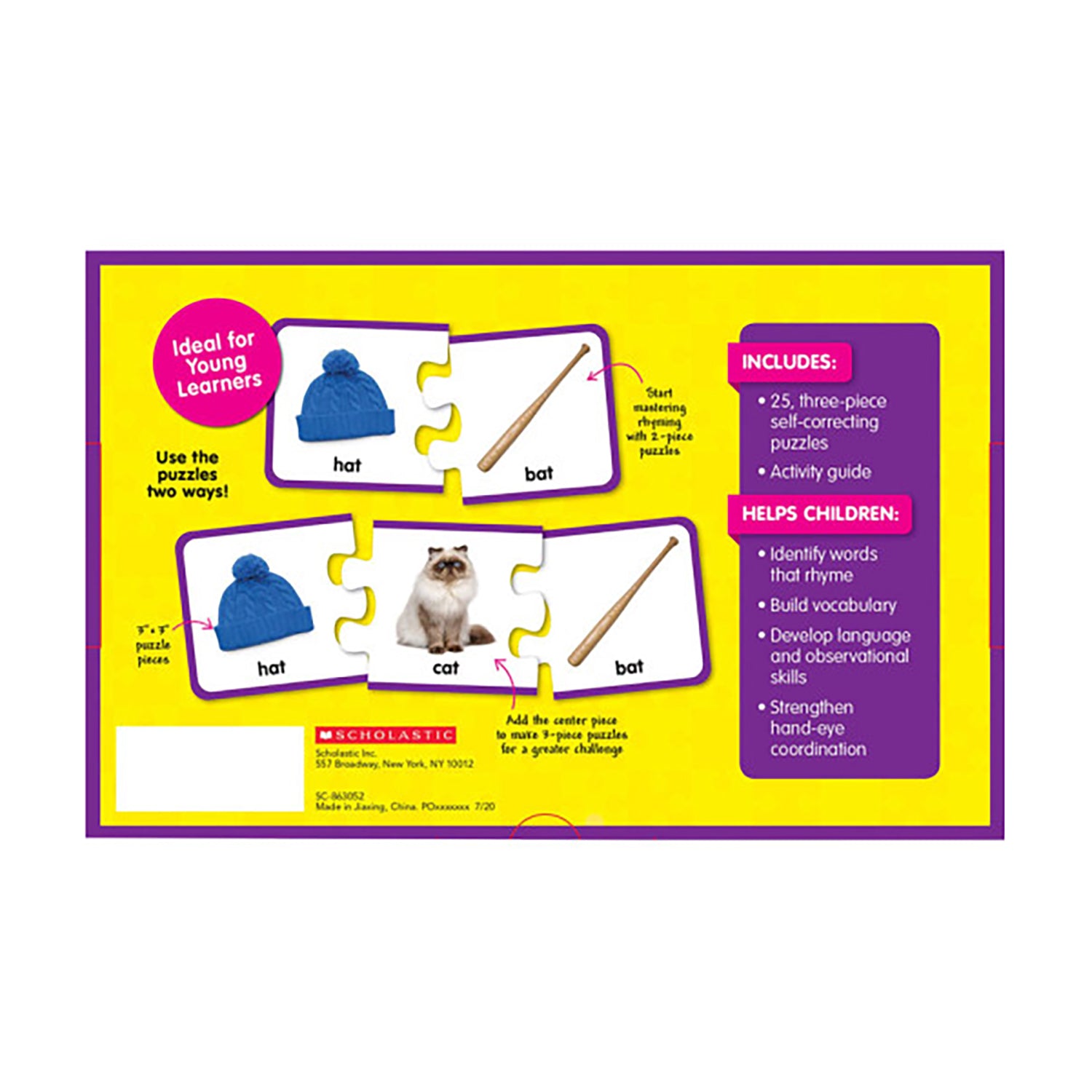 First Learning Puzzles: Rhyming