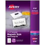 24 AVERY NAME BADGES MAGNET