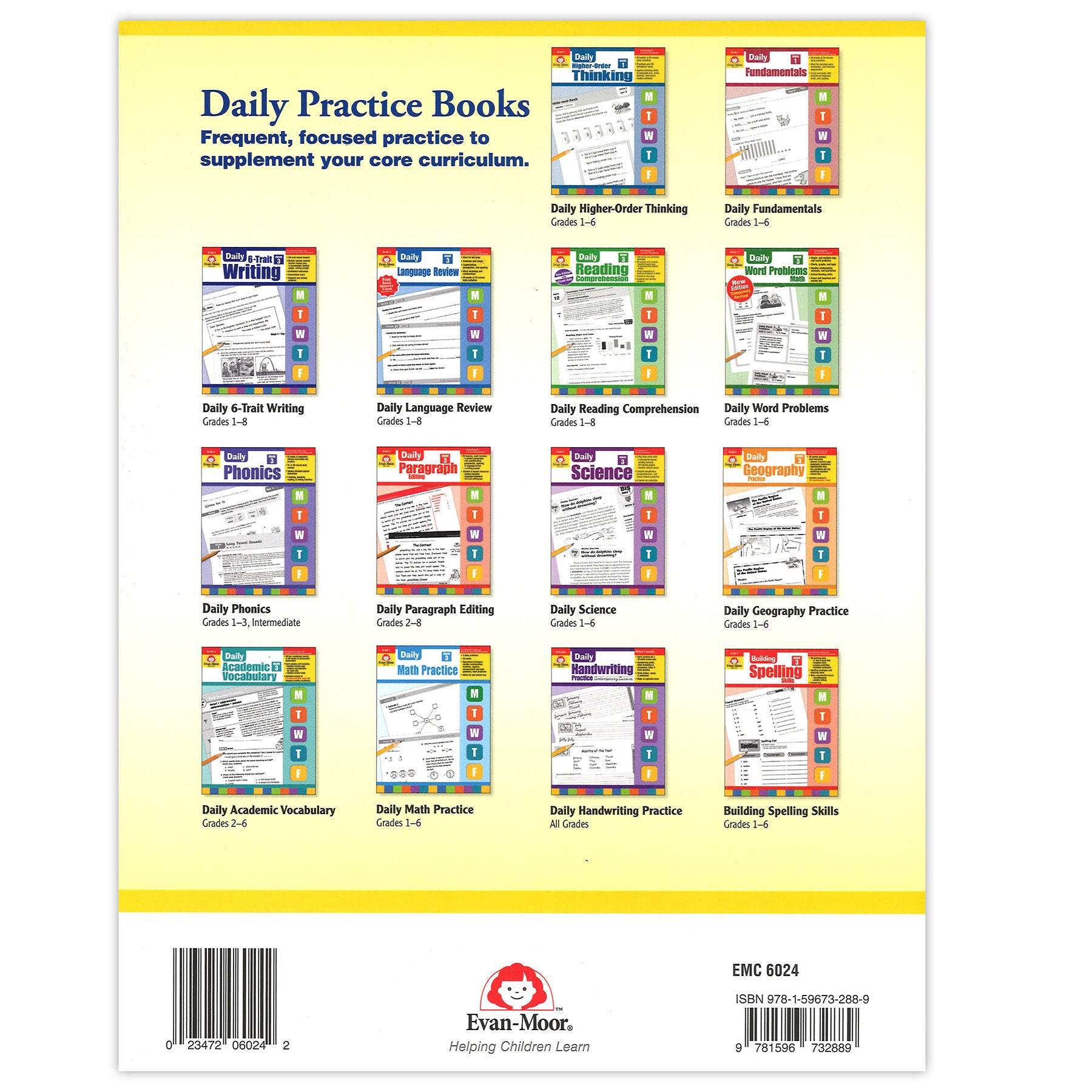 Daily 6-Trait Writing Book, Grade 4
