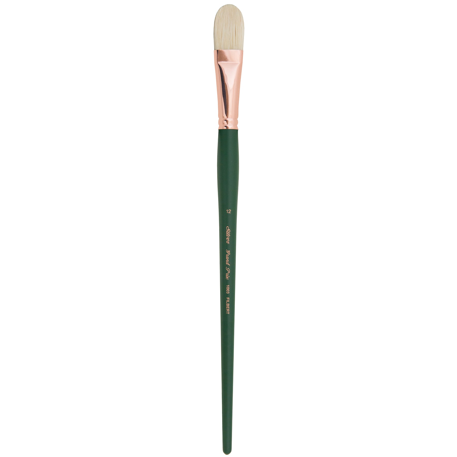 Grand Prix Brush, Filbert, Long Handle, Size 12