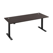 Bush Business Furniture Move 60 Series 72W x 30D Electric Height Adjustable Standing Desk in Storm Gray with Black Base - 71.02" Width x 29.37" Depth x 47.69" Height