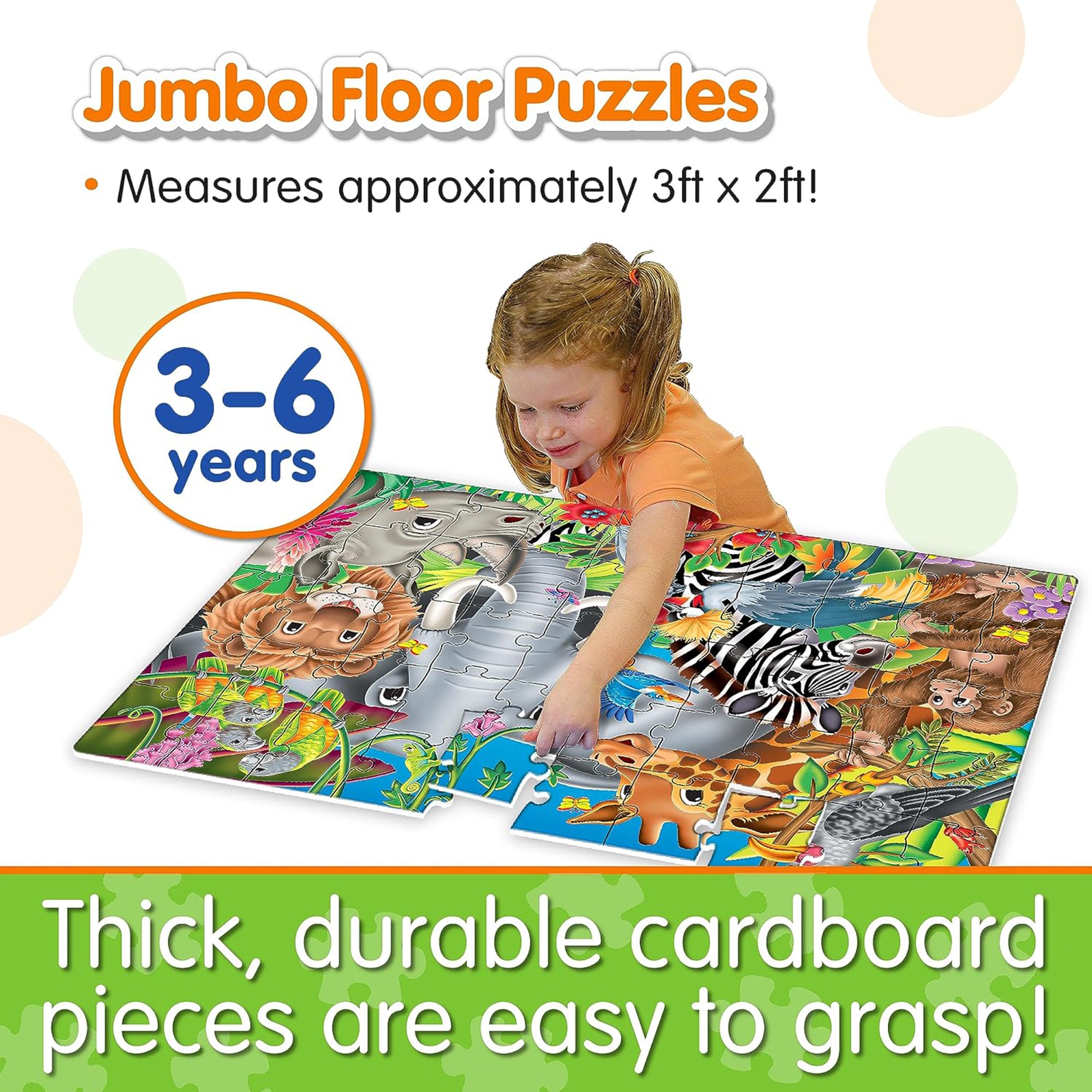 Jumbo Floor Puzzles - Animals of the World