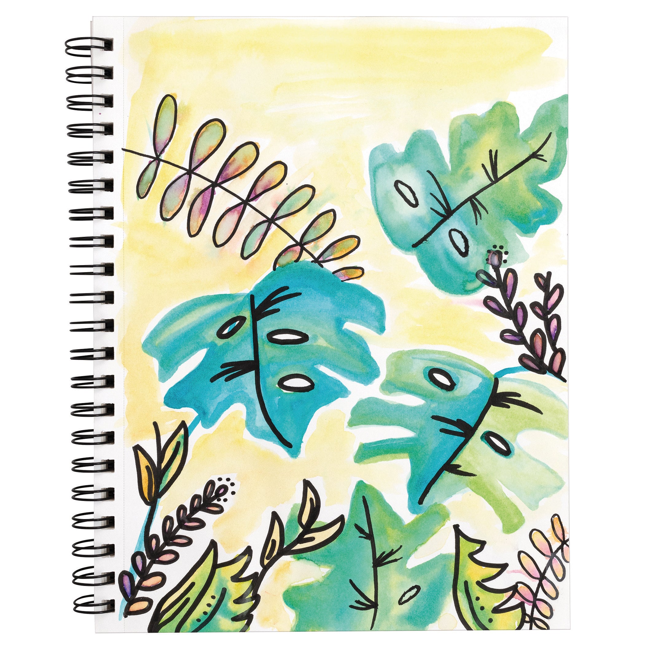 Semi-Moist Washable Watercolor Set, 16 Colors