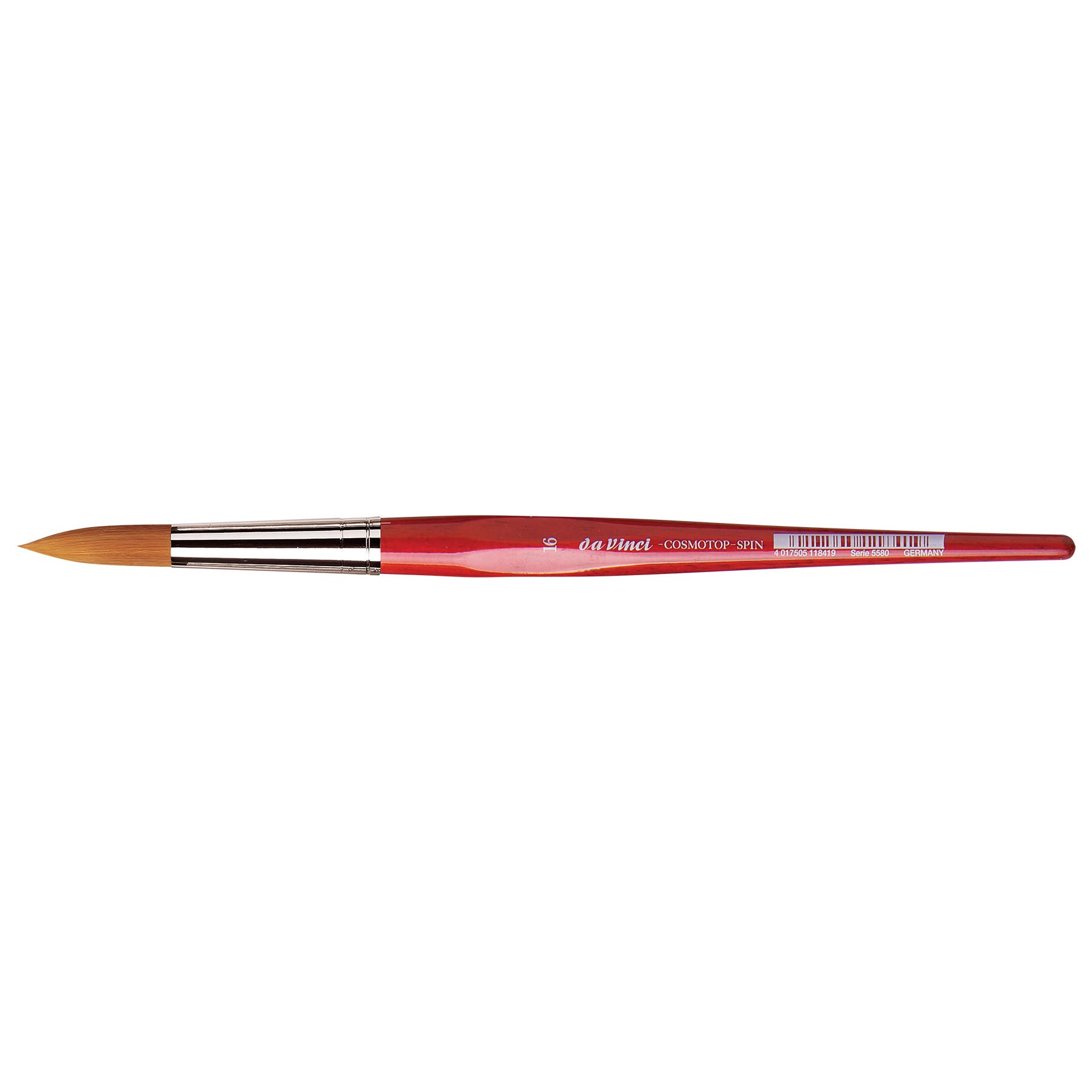 COSMOTOP-SPIN Silkpainting Brush, Synthetic, Watercolor, Round, Size 16