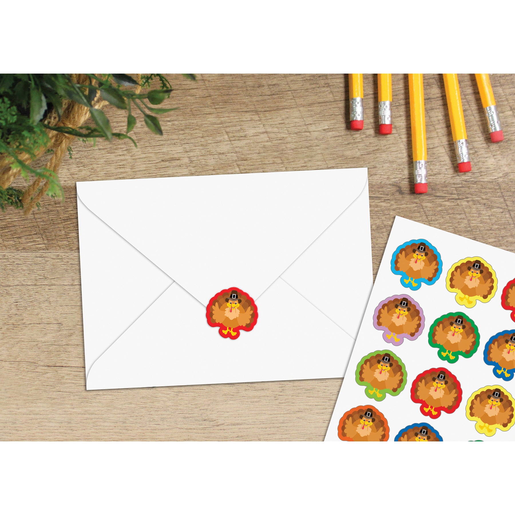 Turkeys Stickers, Pack of 72