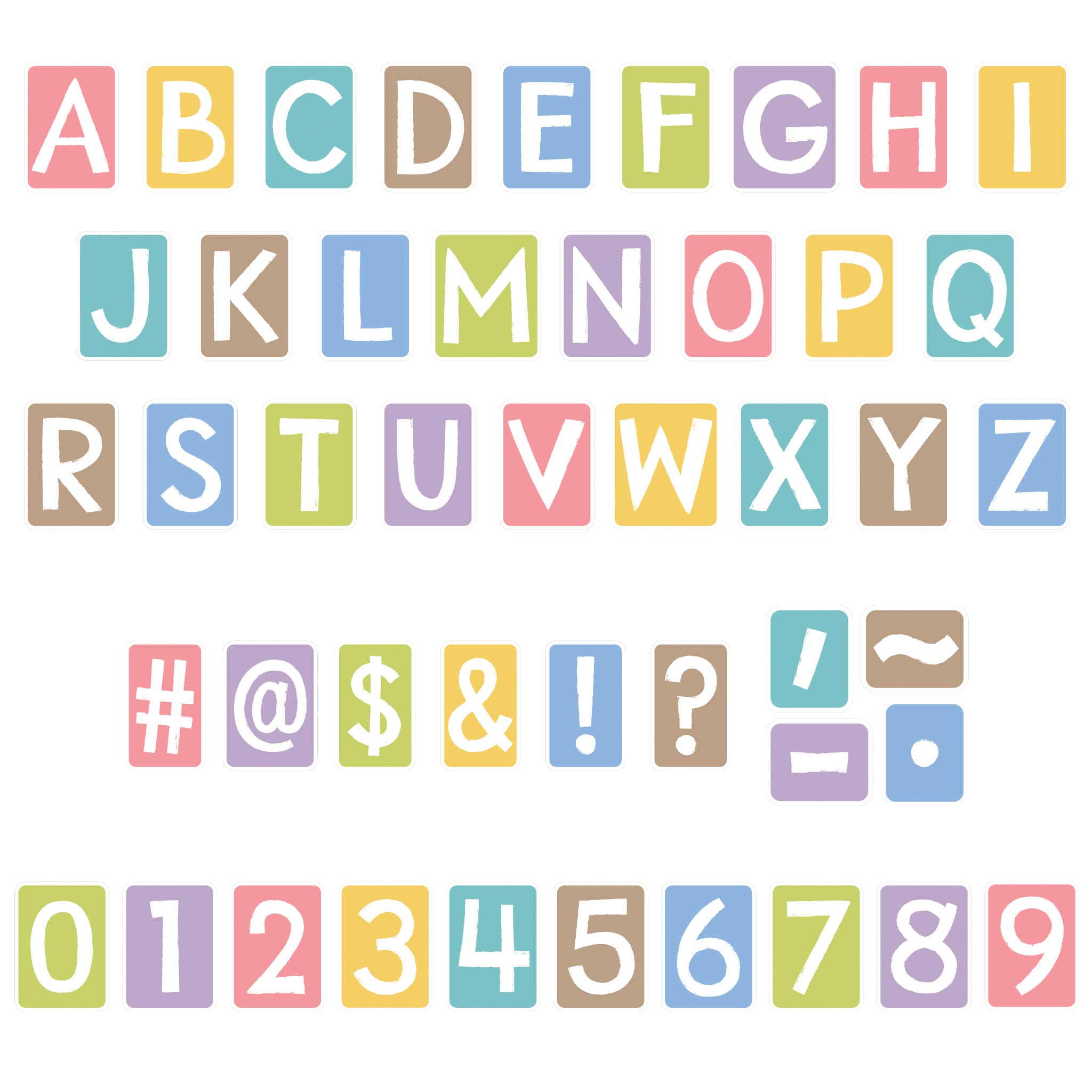 Garden Path 4" Tiles Uppercase Ready Letters®, 150 Pieces
