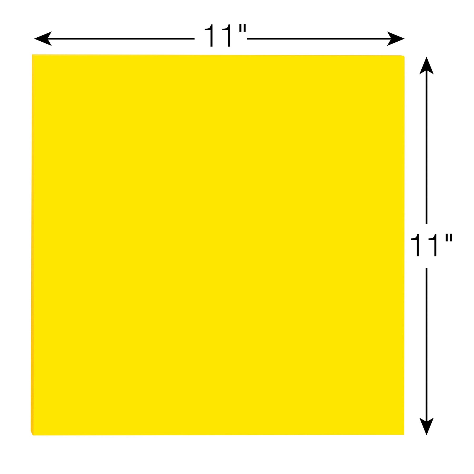 Super Sticky Big Note, 11 in. x 11 in., Yellow