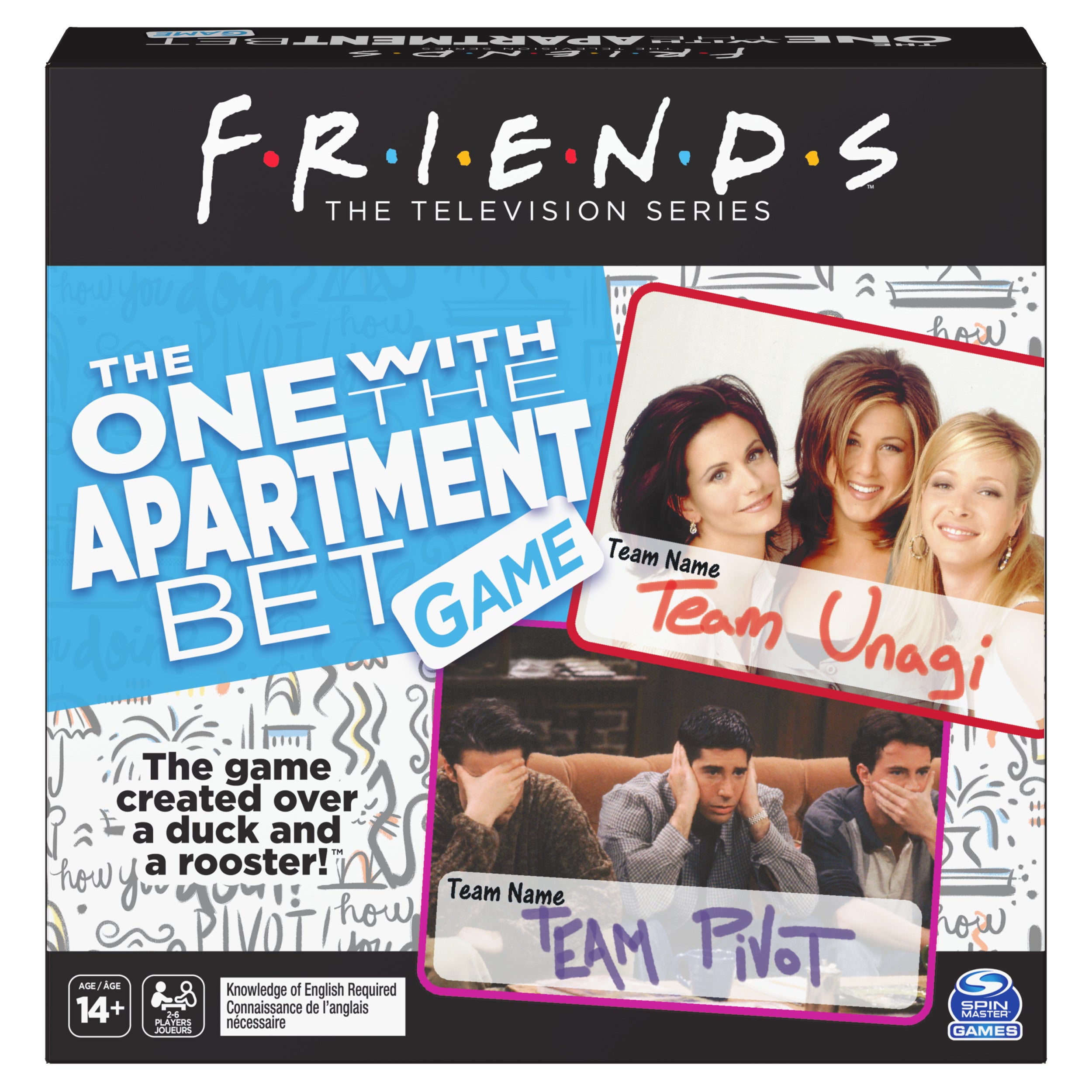Friends TV Show, The One with the Apartment Bet Party Game, for Adults and Teens Ages 14 and up
