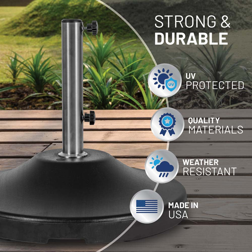 Fillabe Free Standing Commercial Umbrella Base (Black)