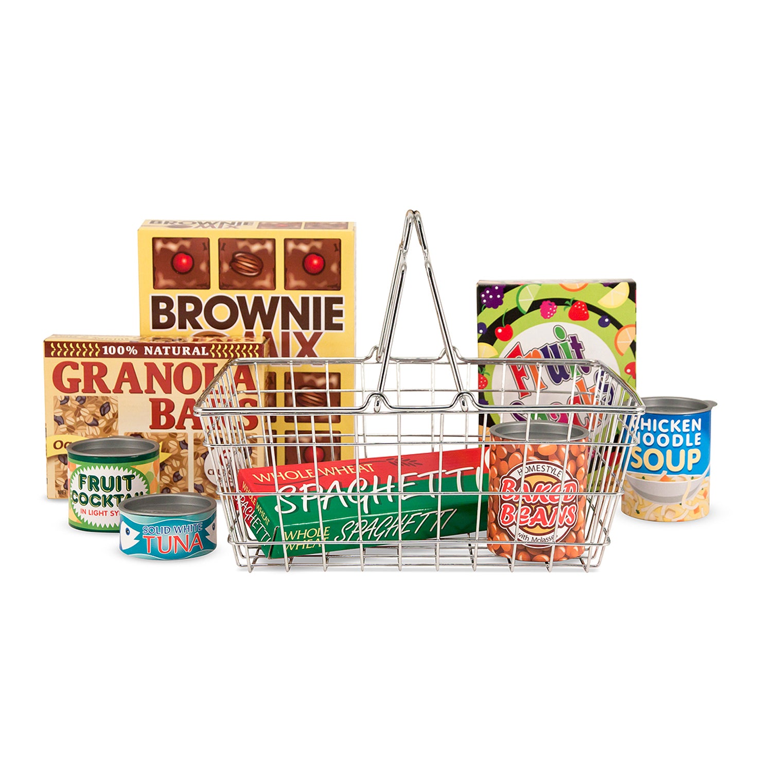 Let's Play House! Grocery Basket with Play Food