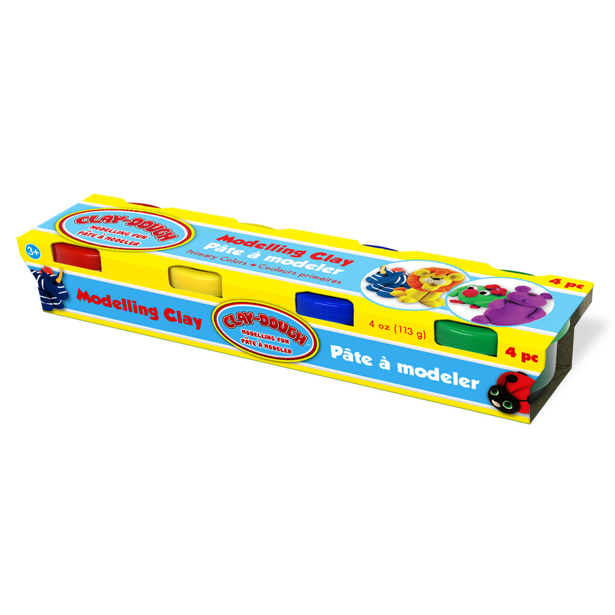 KRAFTY KIDS 4OZ CLAYDOUGH 4PK