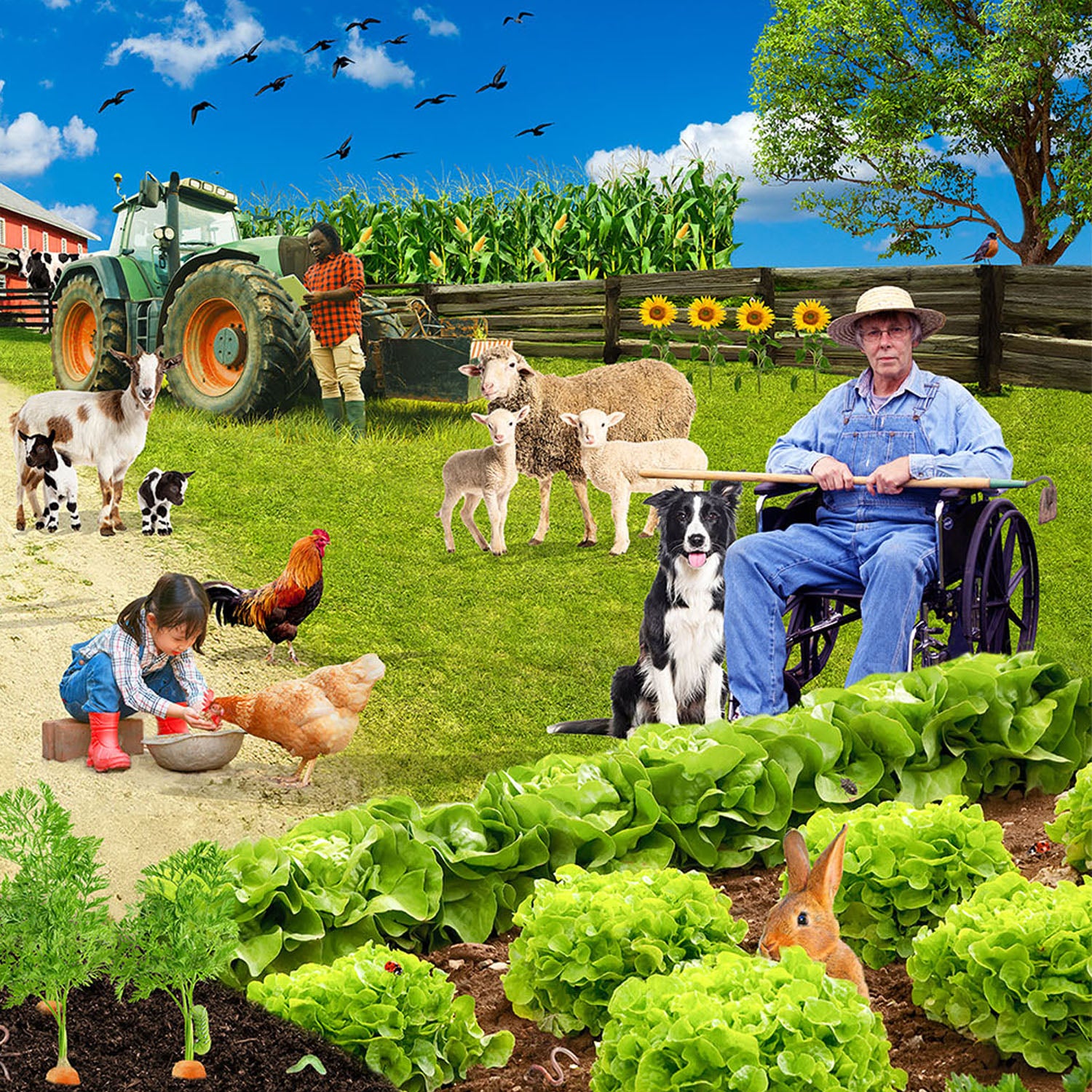 Farmyard Adventure Floor Puzzle
