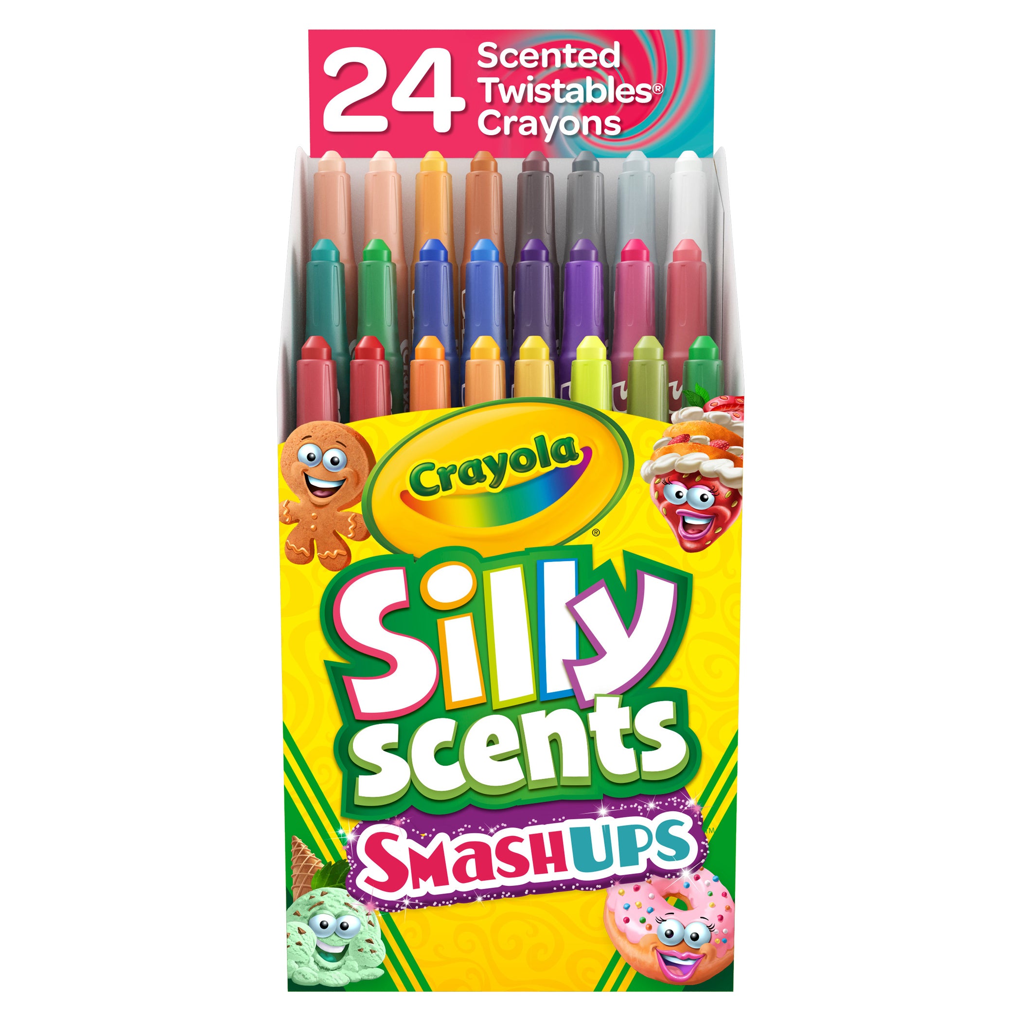 Silly Scents™ Smash Ups Mini Twistables Scented Crayons, 24 Count