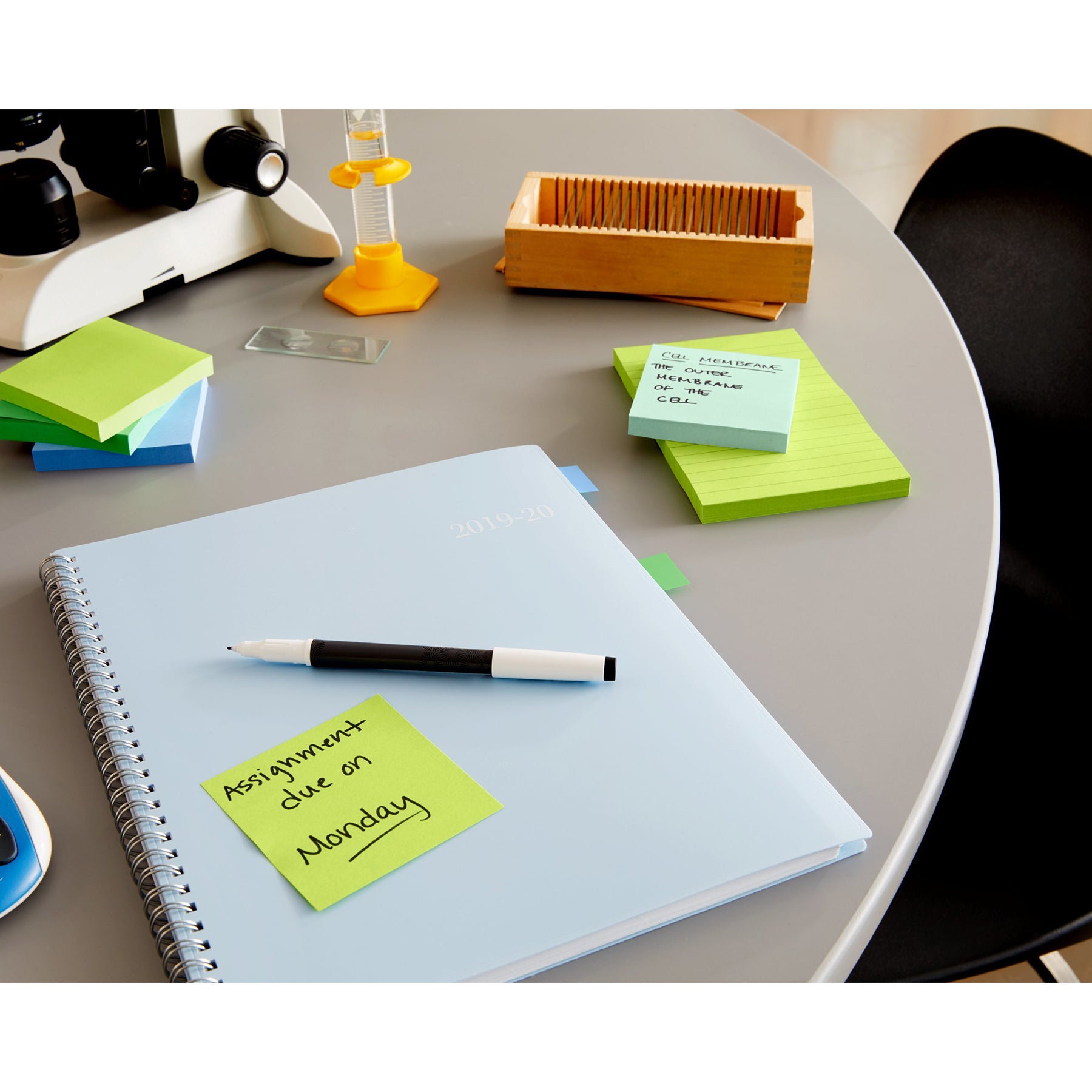 Super Sticky Notes, 3 in. x 3 in., Assorted Bright Colors, 45 Sheets/Pad, 15 Pads/Pack