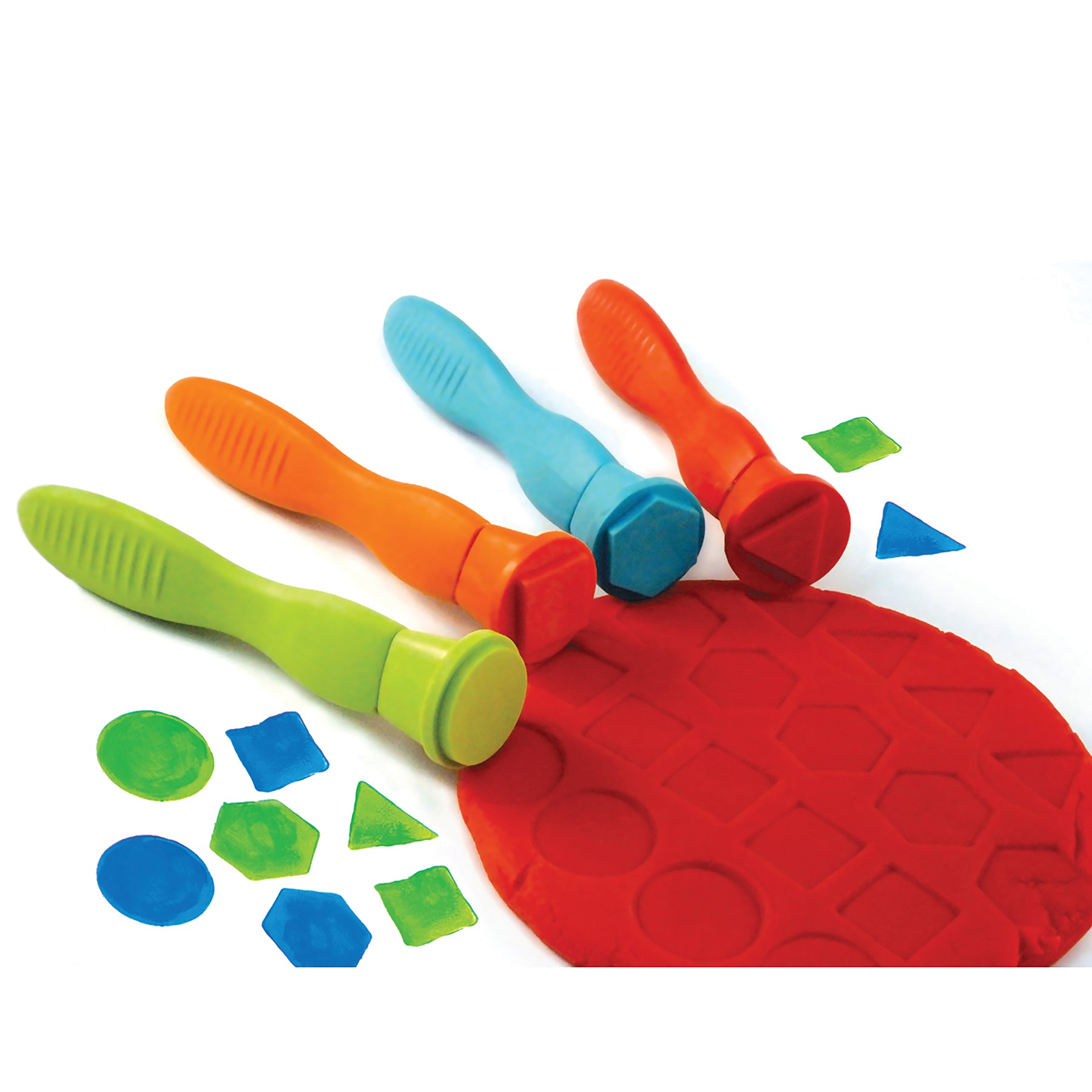 Triangle Grip Stampers - Geometric - Set of 4