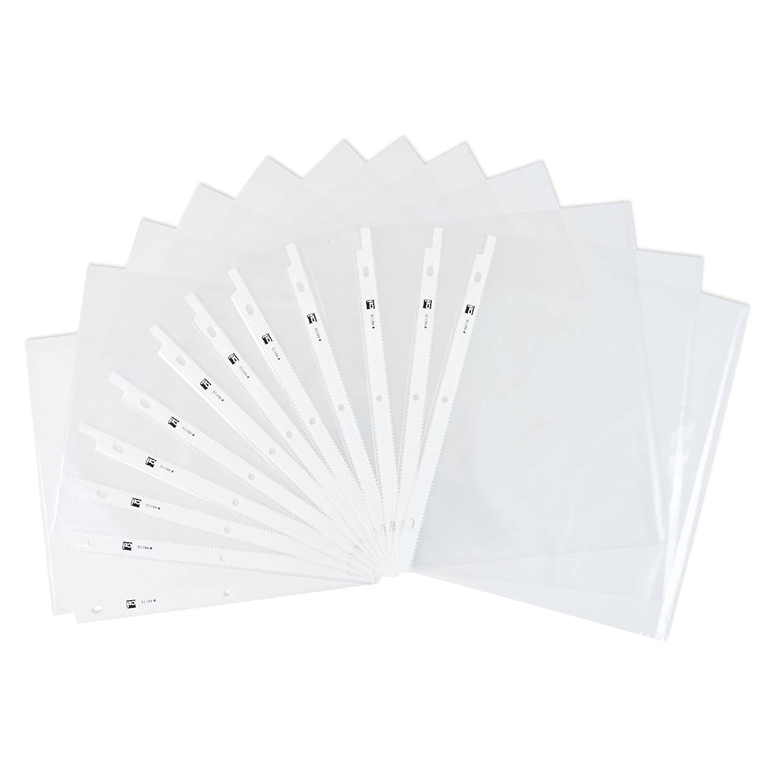 Sheet Protectors, Standard Weight, Letter Size, Clear, Box of 100