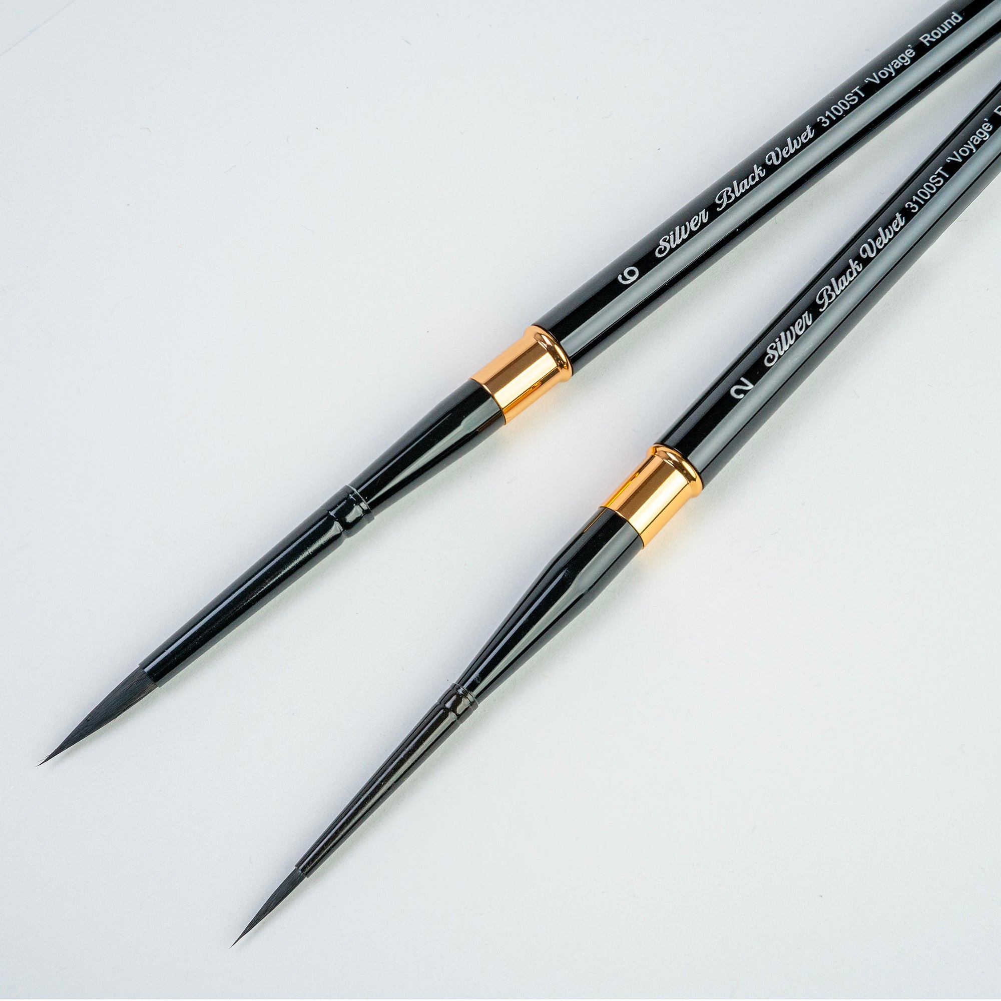 Black Velvet Small Travel Brushes, Set of 2
