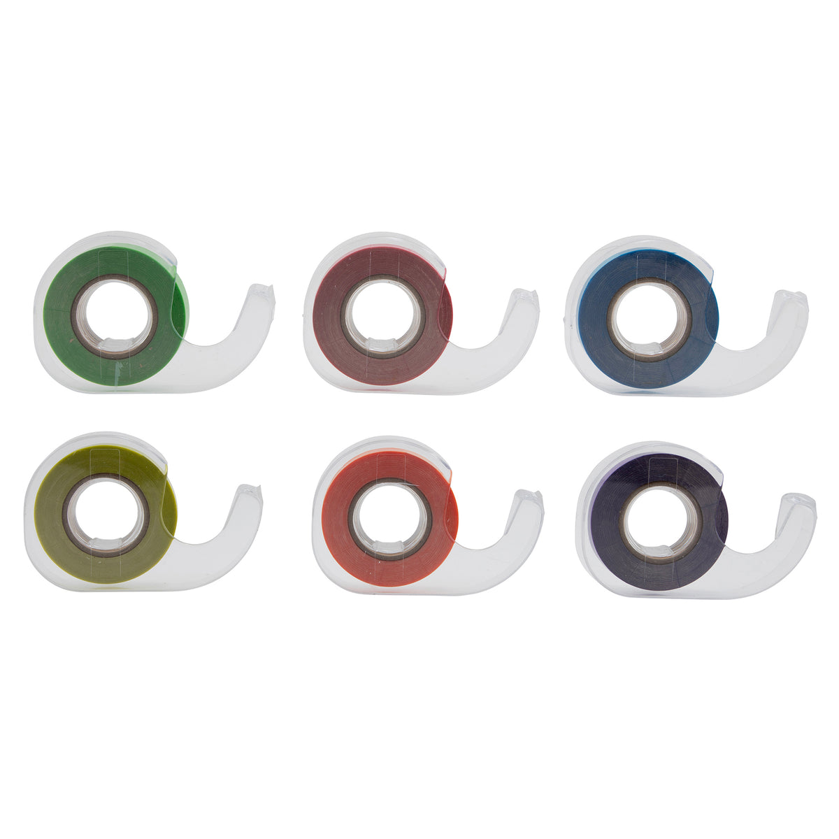 6PK REMOVABLE HIGHLIGHTER TAPE ASST