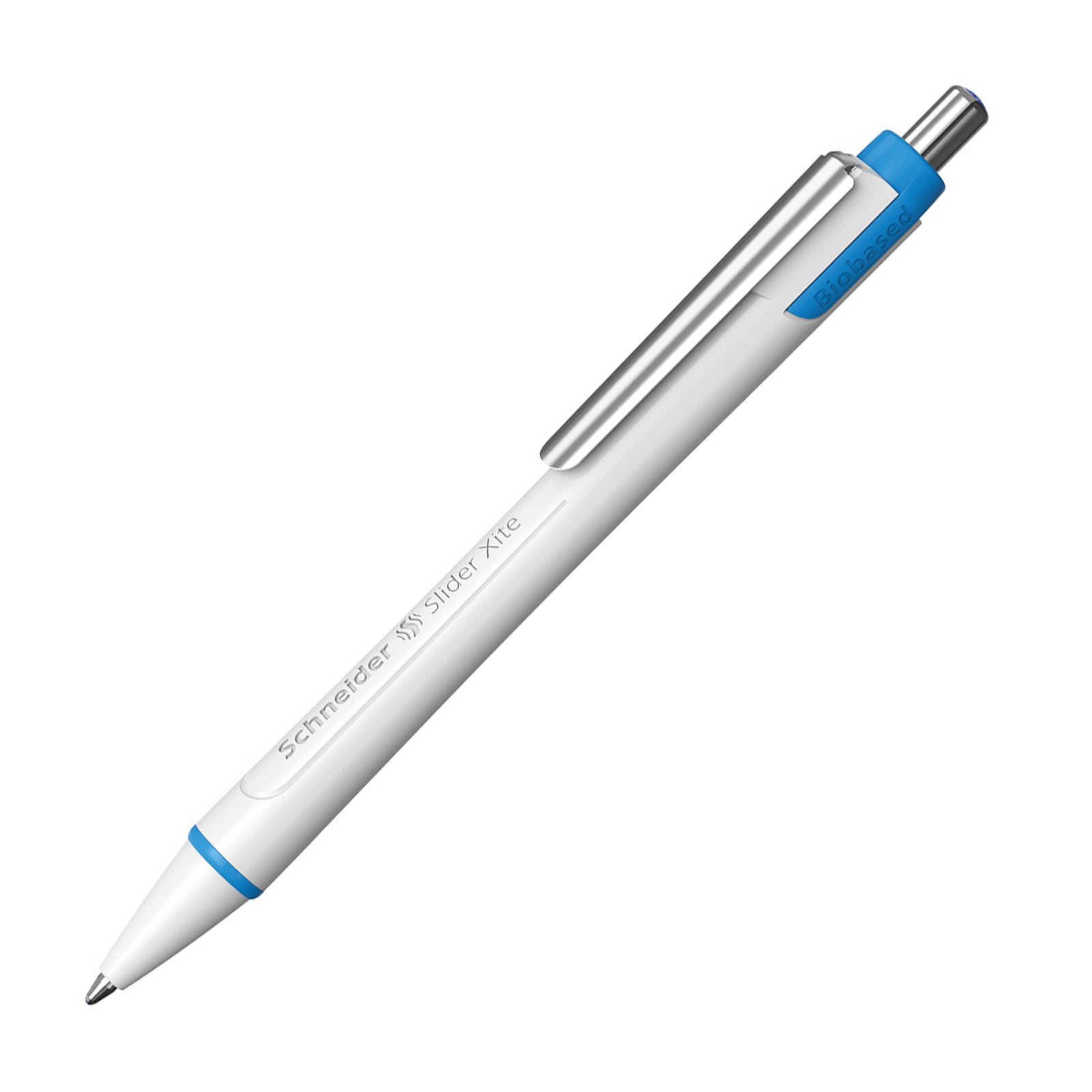 Slider Xite XB Refillable + Retractable Ballpoint Pen, 1.4 mm, Blue Ink, Box of 10 Pens