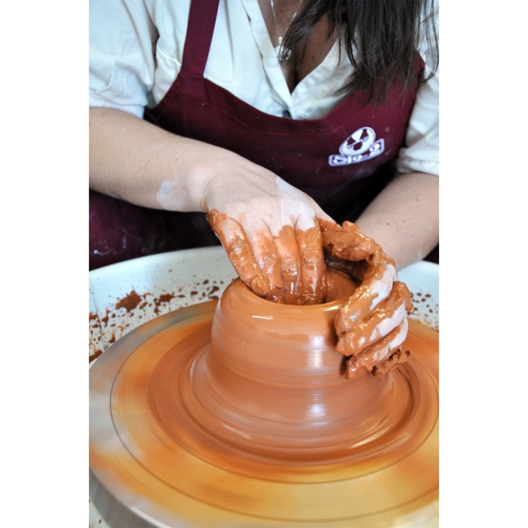 SIO-2® Argila Natural Pottery Clay, 2.2 lb (1 kg), Red