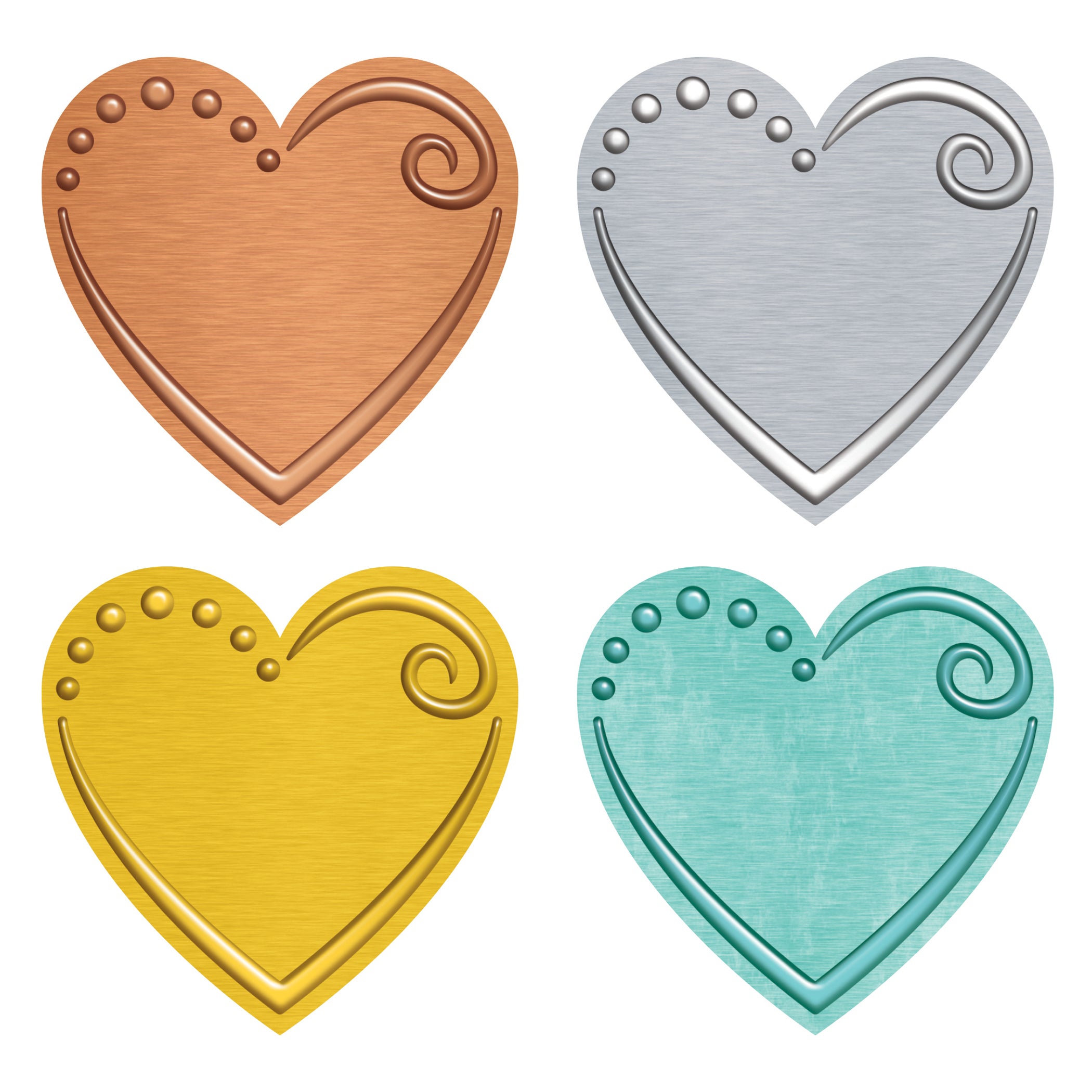 I ♥ Metal™ Hearts Mini Accents Variety Pack, 36 ct