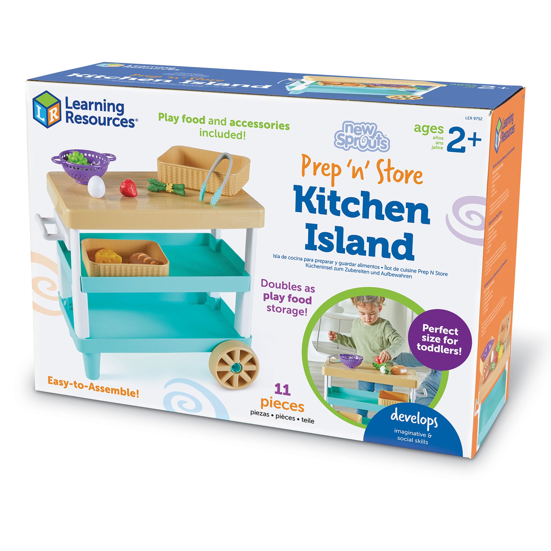 New Sprouts® Prep 'n' Store Play Kitchen Island