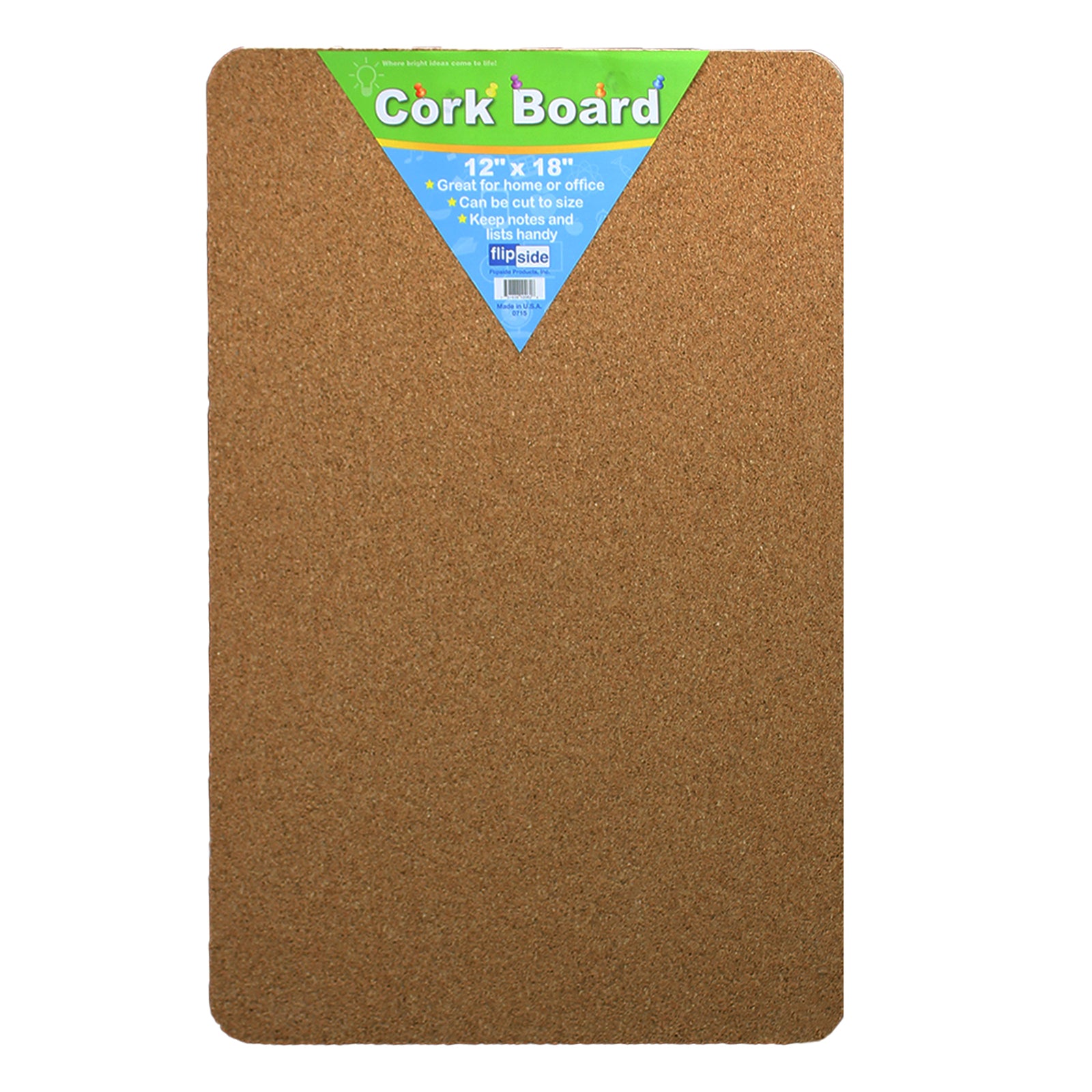 Cork Bulletin Board, 12" x 18"