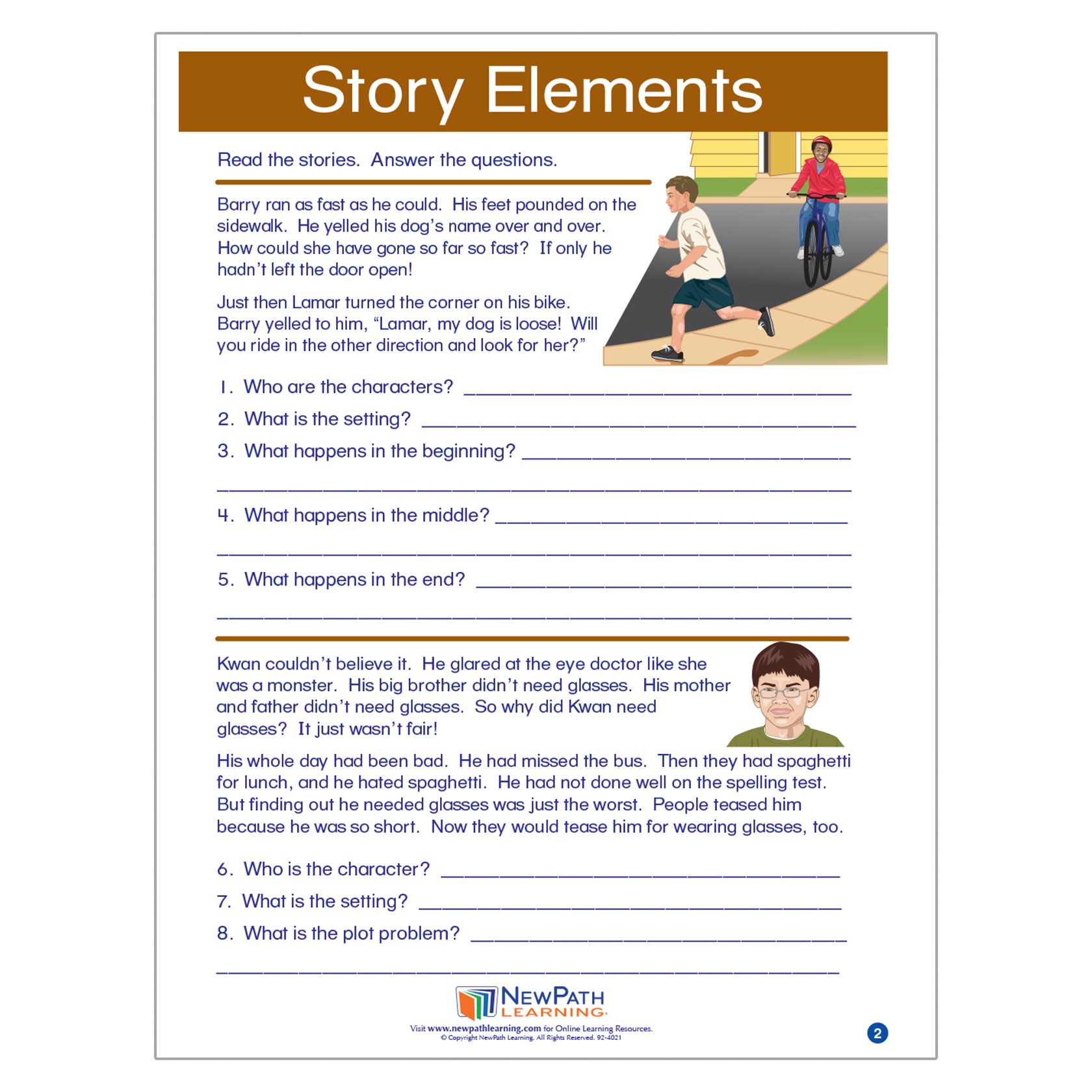 Story Elements Learning Center, Grade 1-2