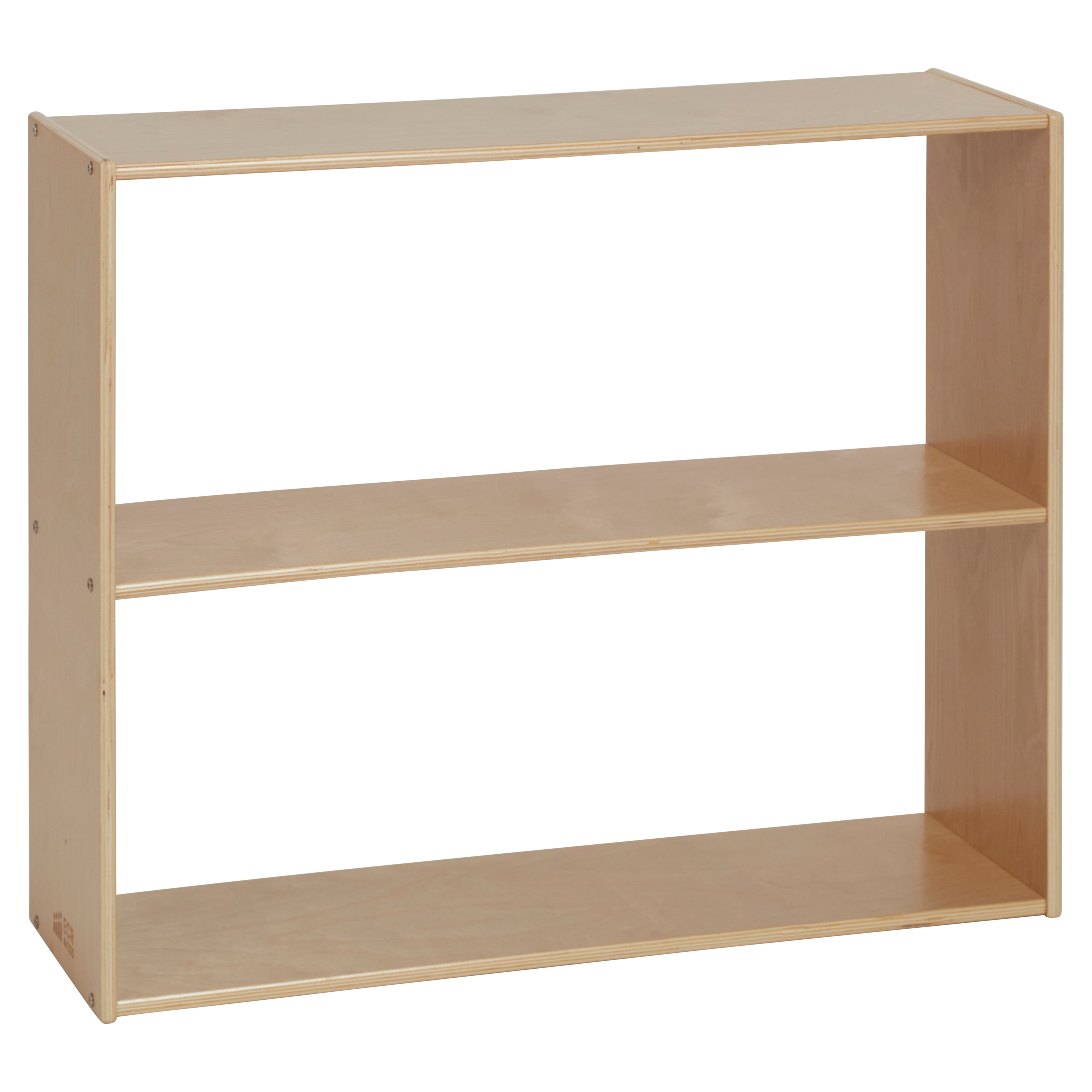 Streamline 2-Shelf Storage Cabinet without Back 30in H - Natural