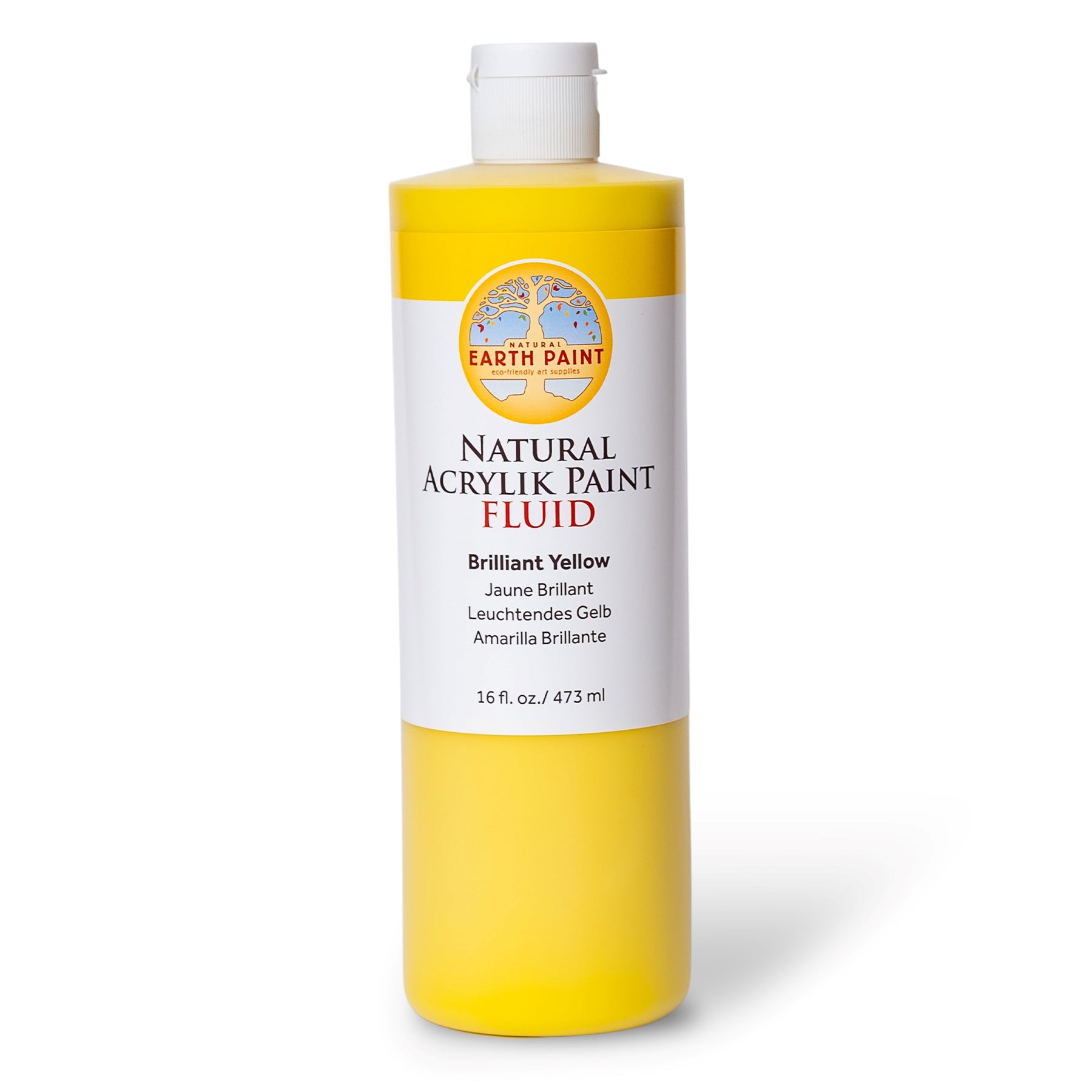Natural Fluid Acrylik - 16 oz - Brilliant Yellow
