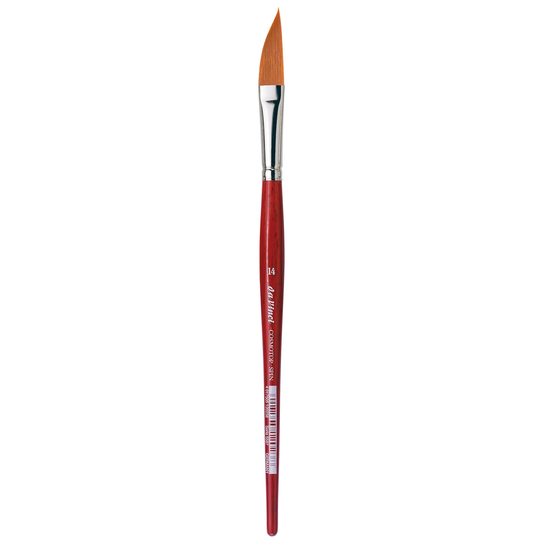COSMOTOP-SPIN Striper Brush, Synthetic, Watercolor, Slant, Size 14