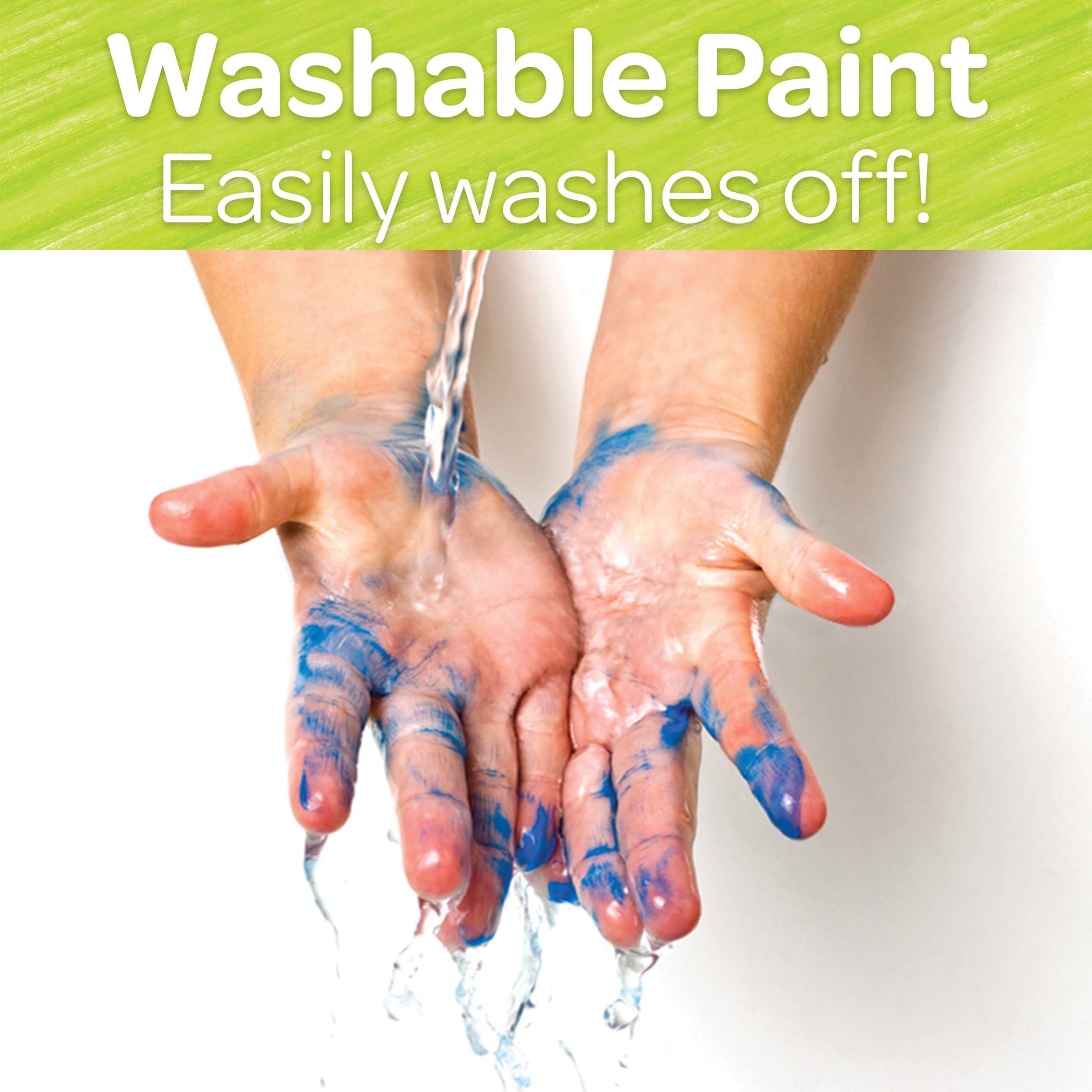 Washable Finger Paint, Orange, 16 oz