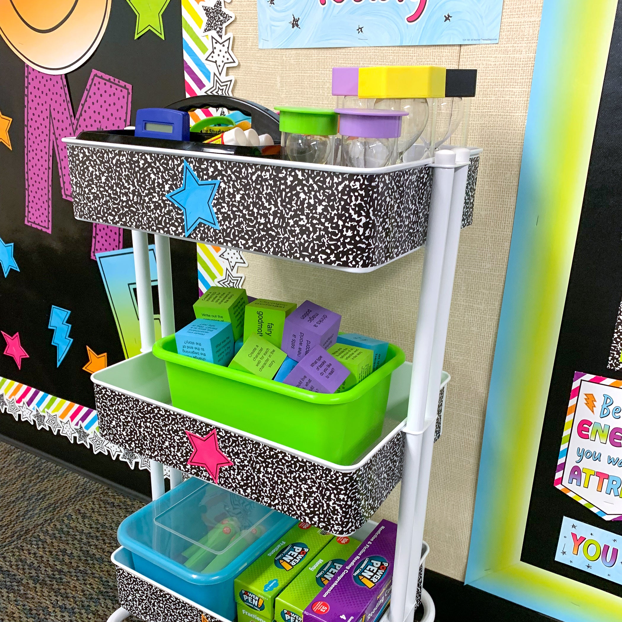 Black Plastic Storage Caddy