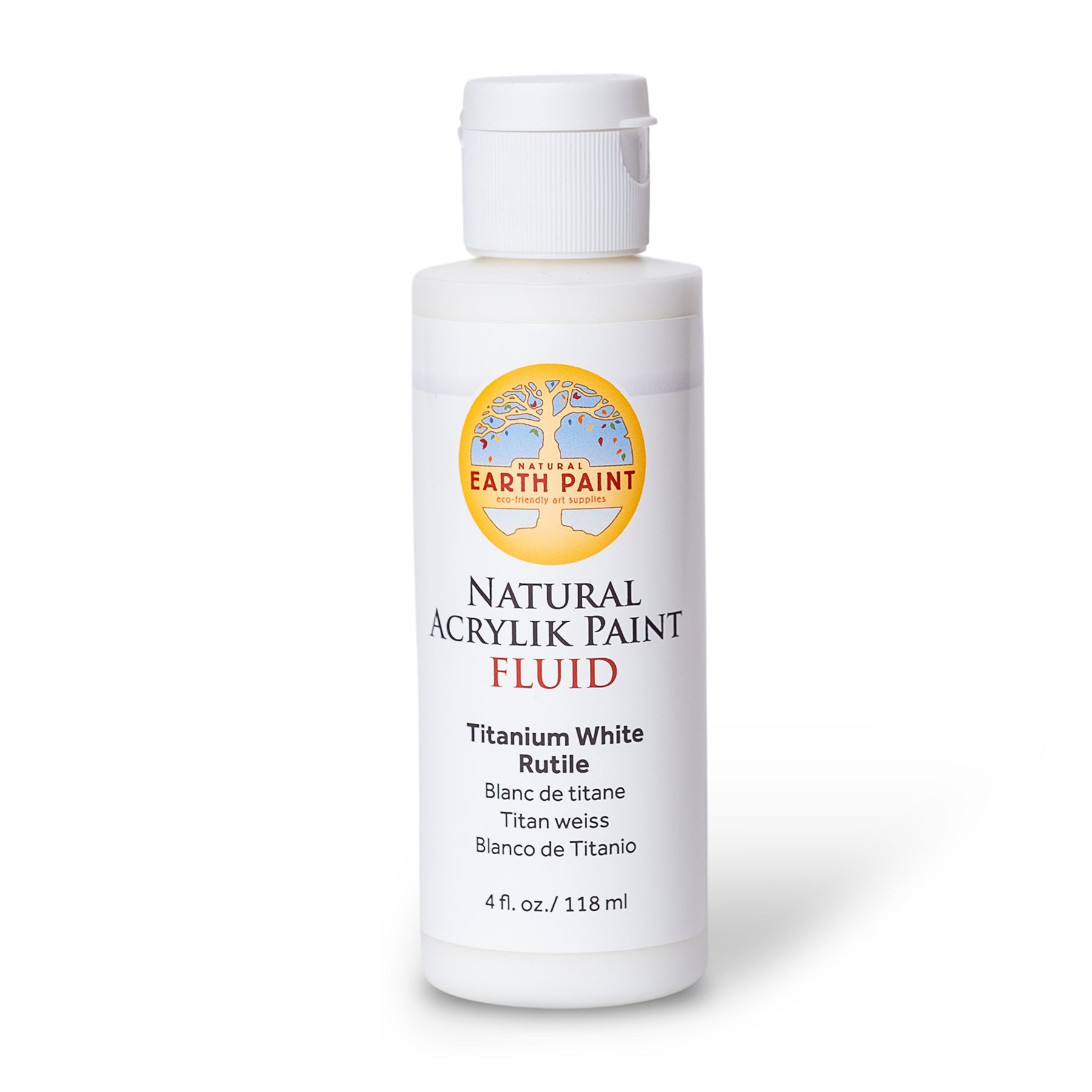 Natural Fluid Acrylik - 4 oz - Titanium White Rutile