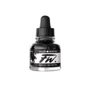FW Acrylic Ink, Black, 29.5ml, 1 Count