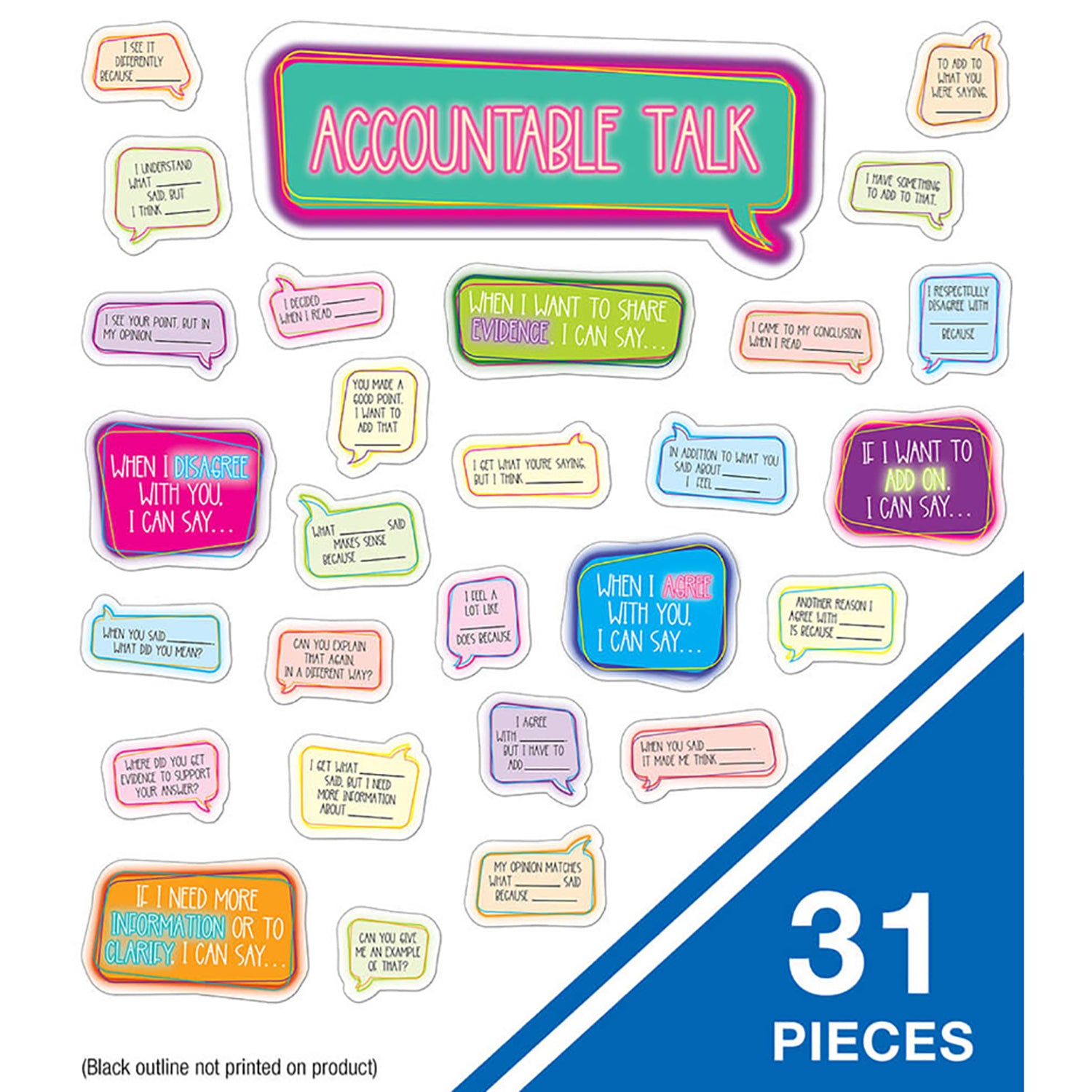 Accountable Talk Bulletin Board Set