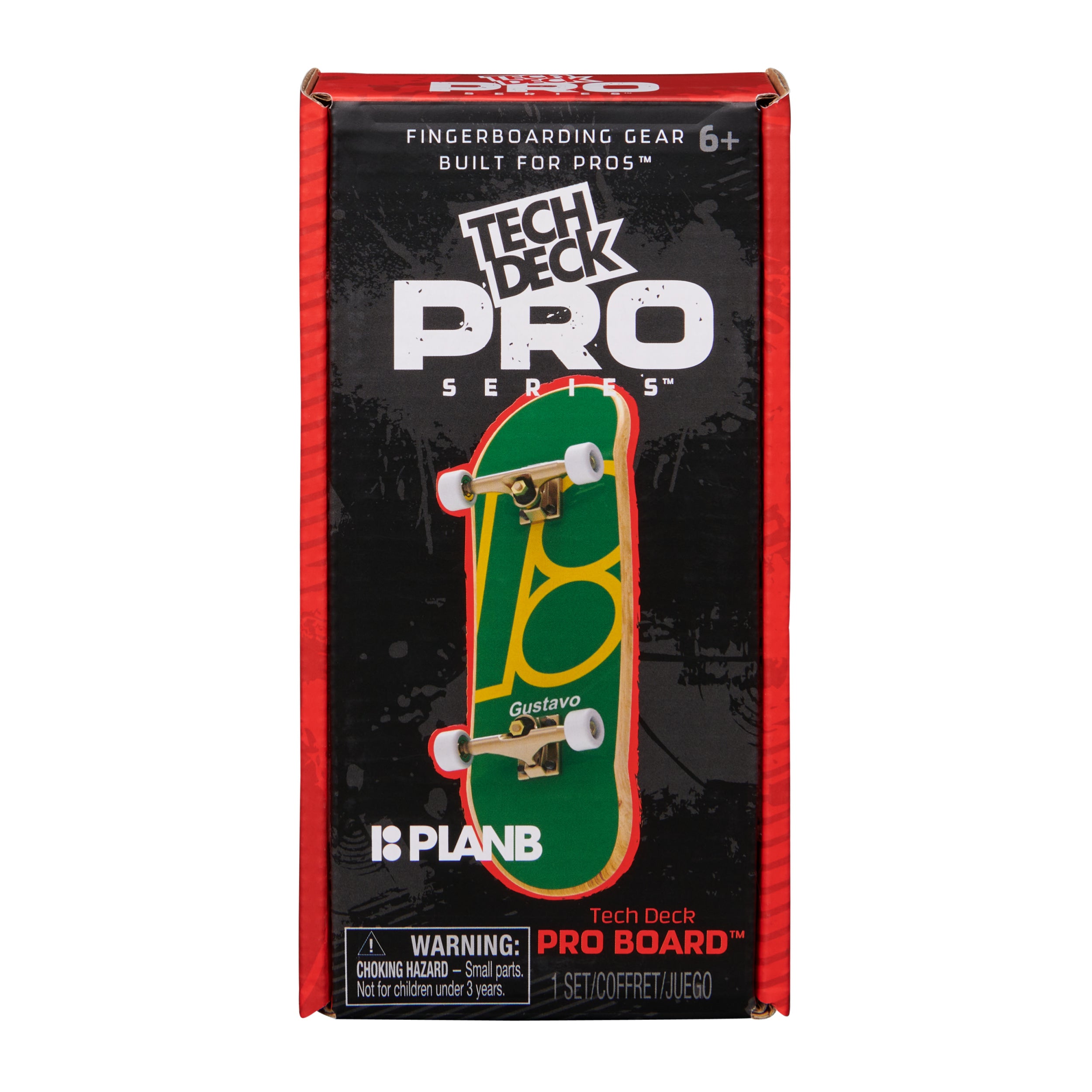 Tech Deck, Pro Series Finger Board with Storage Display, Built for Pros; Authentic Mini Skateboards, Kids Toys for Ages 6 and up Styles May Vary
