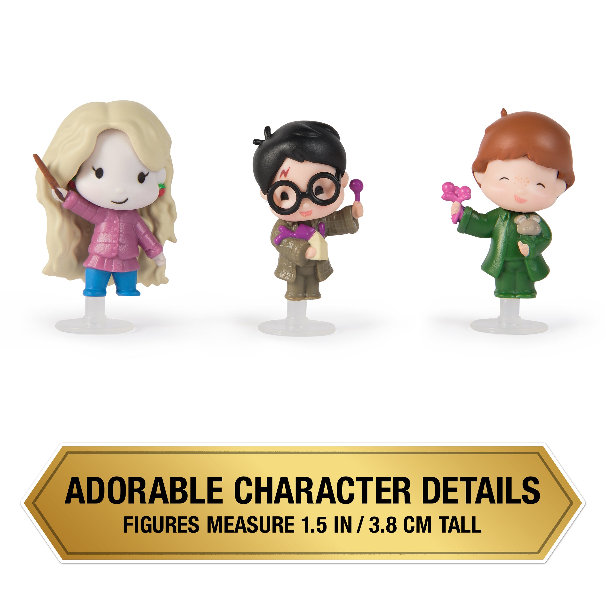 Wizarding World Harry Potter, Micro Magical Moments Hogwarts Express Collectibles Display & Carrying Case with 3 Figures, Kids Toys for Ages 6 and up
