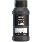 LQ BASICS Acrylic Fluid 118ml Bottle -  Iridescent Graphite