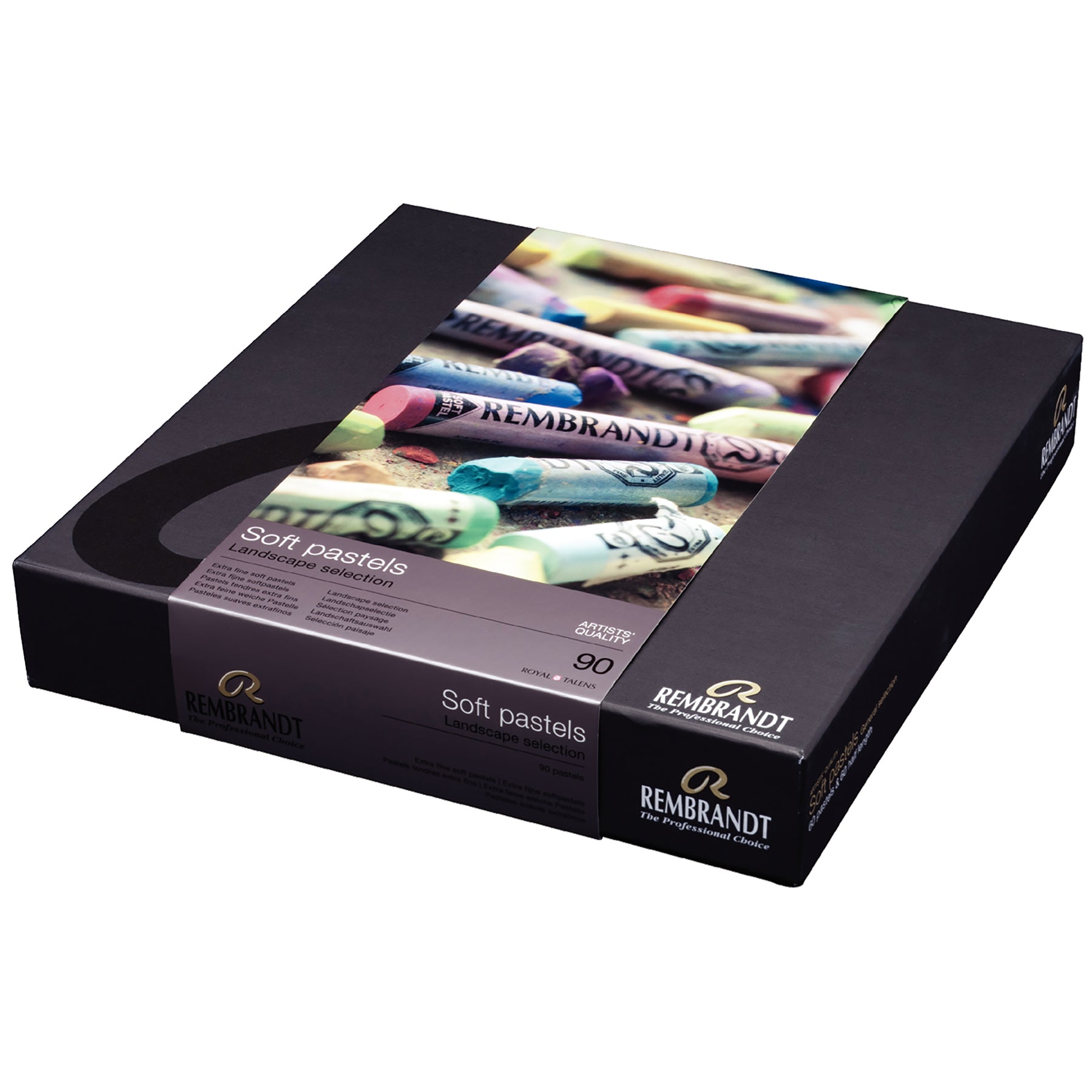 Soft Pastel Cardboard Box Set, Landscape Selection, 90 Full Sticks