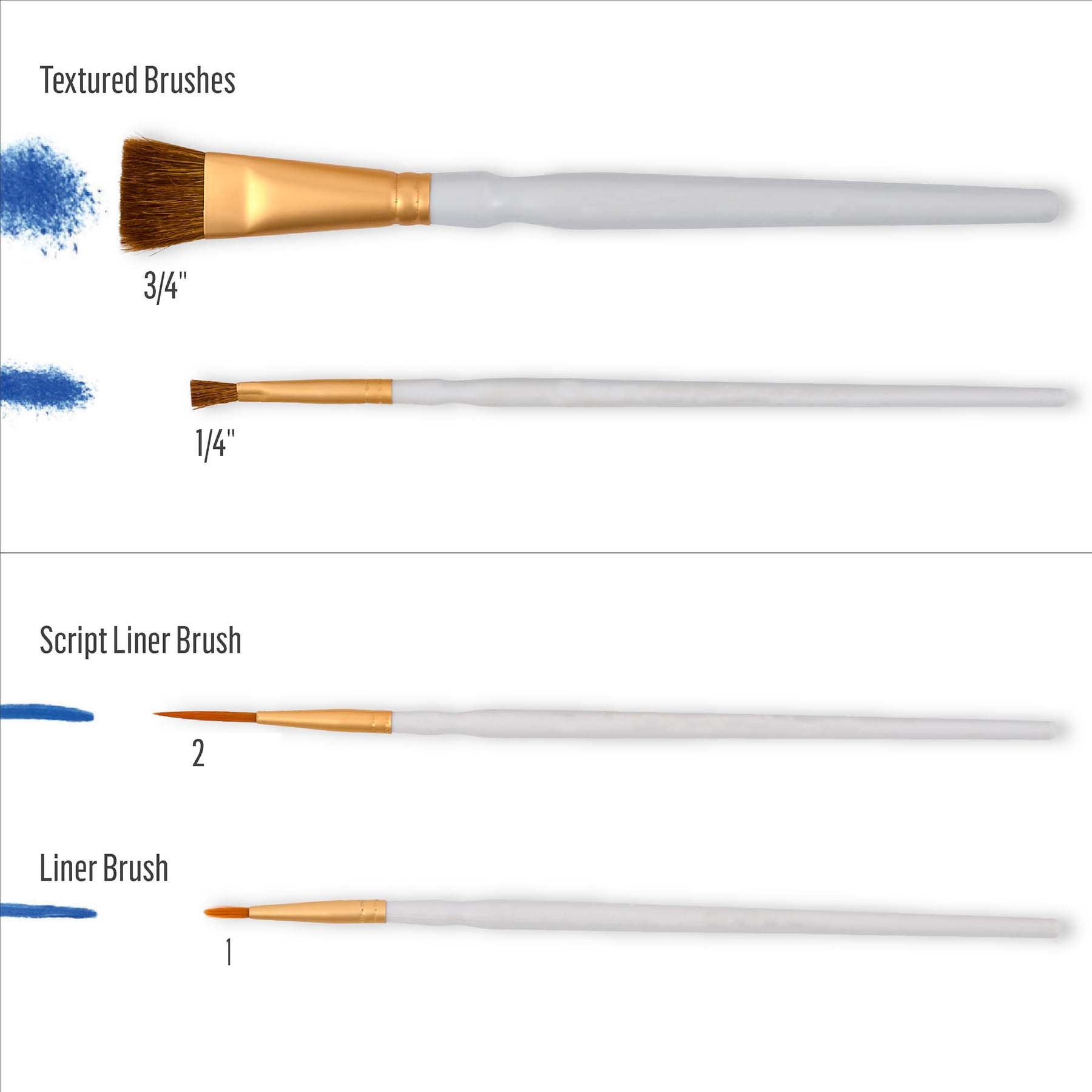 Artist Variety Brush Set, 10-Piece Set