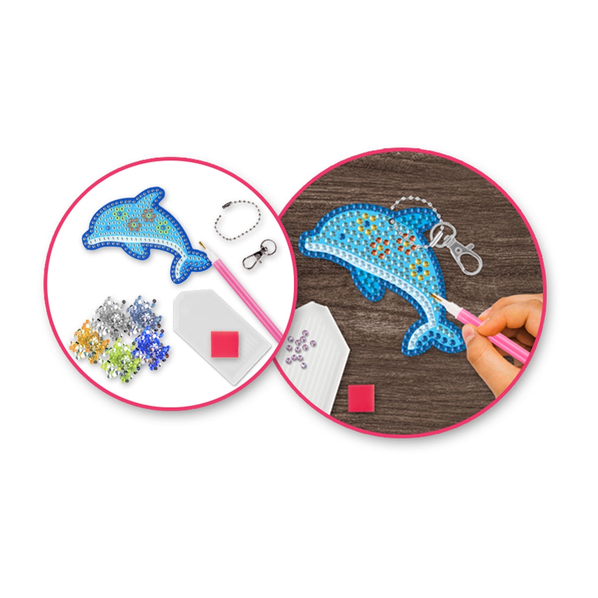 NBTWEEN DIAMOND PAINTING KEYCHAIN